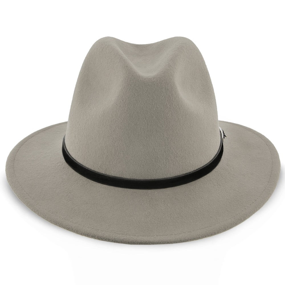Legacy - Walrus Hats Grey Wool Felt Fedora Hat - H7002