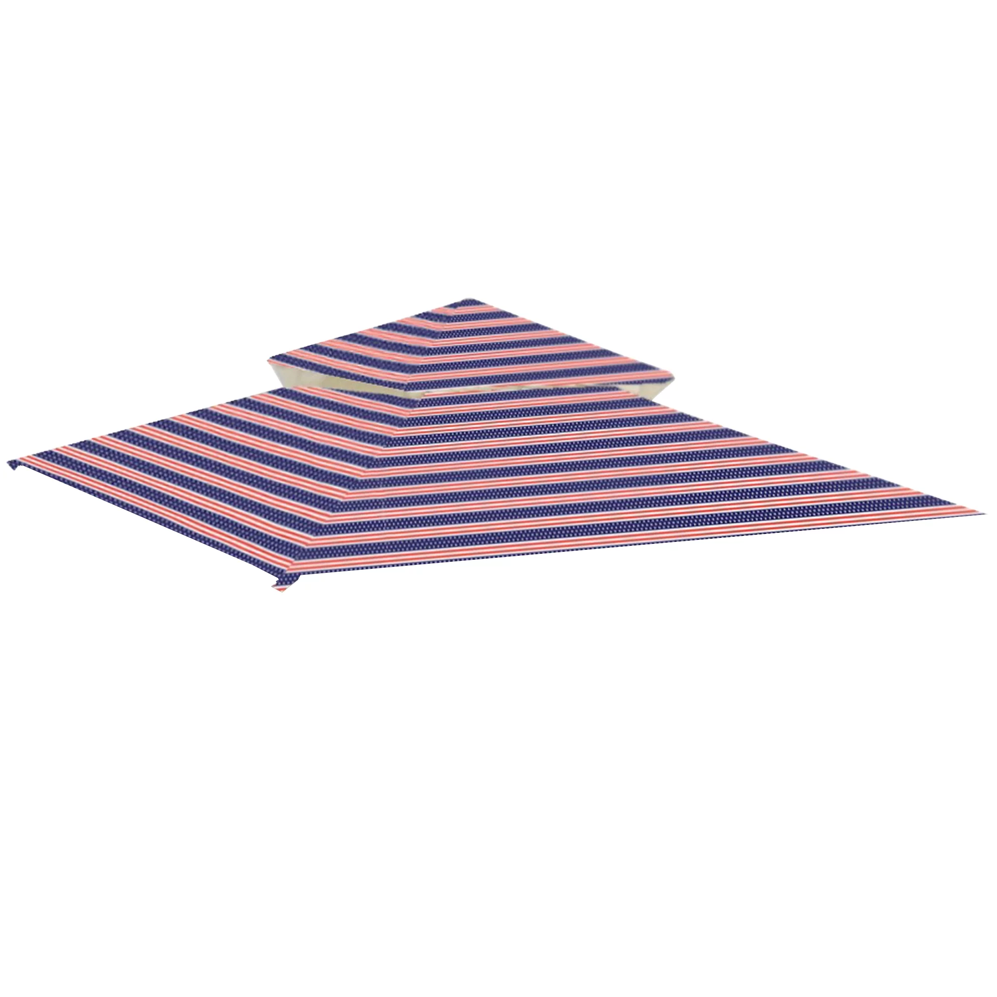 Garden Winds Replacement Canopy Top Cover for the Madaga Gazebo -Standard 350 - Americana