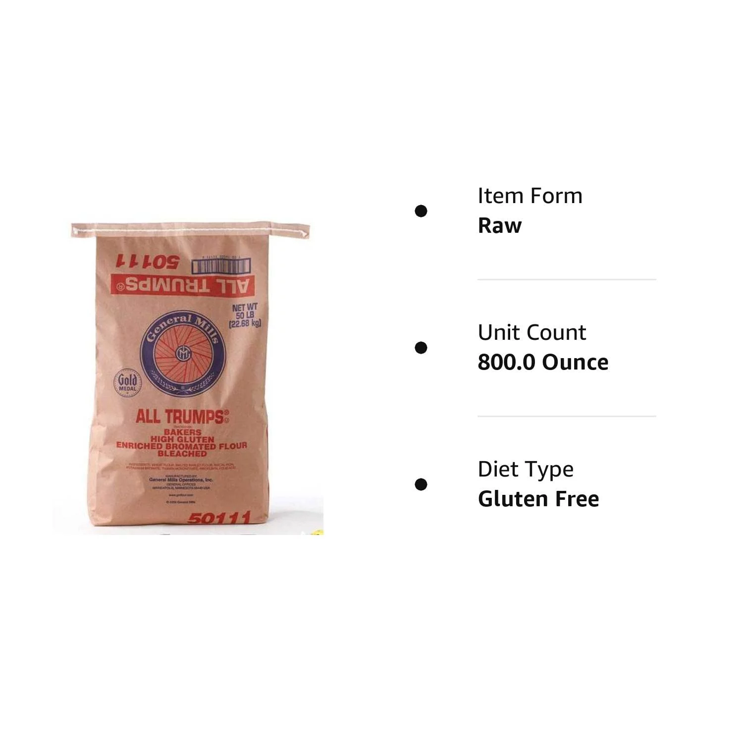 BSL All Trumps High Gluten Flour, 50 Pound