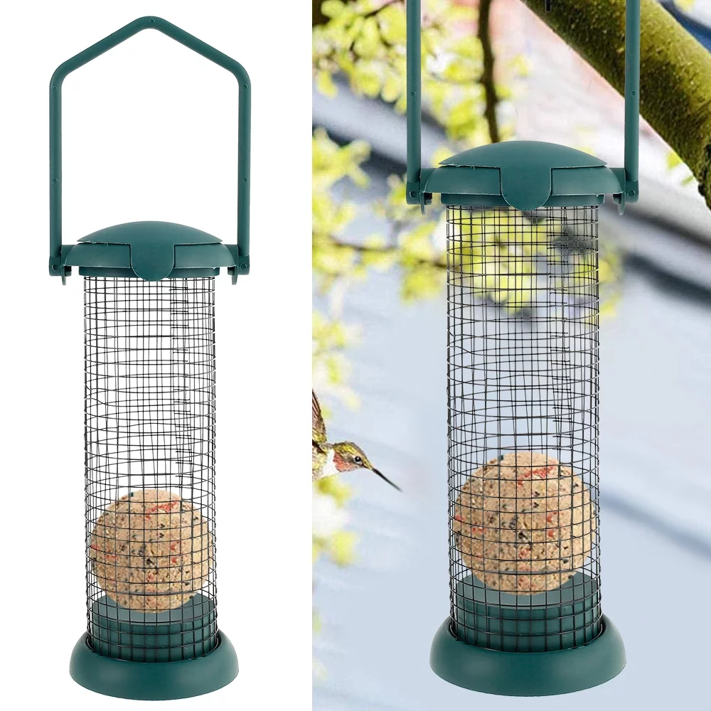 Willstar Bird Feeders for Outdoors Hanging,Squirrel Proof Wild Bird Feeder for Outside,Metal Hanging Bird Seed Feeders for Cardinal,Finch,Sparrow,Blue Jay,Chew-Proof,Weather-Resistant