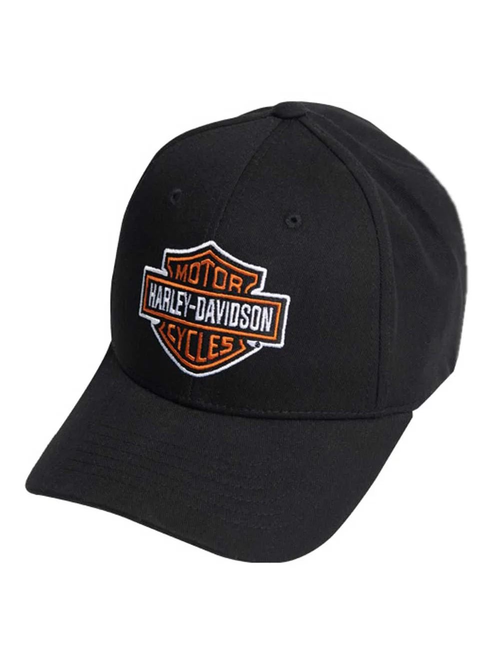 Harley-Davidson Men's Classic B&S Curved Bill Stretch Fit Baseball Cap (L/XL), Harley Davidson