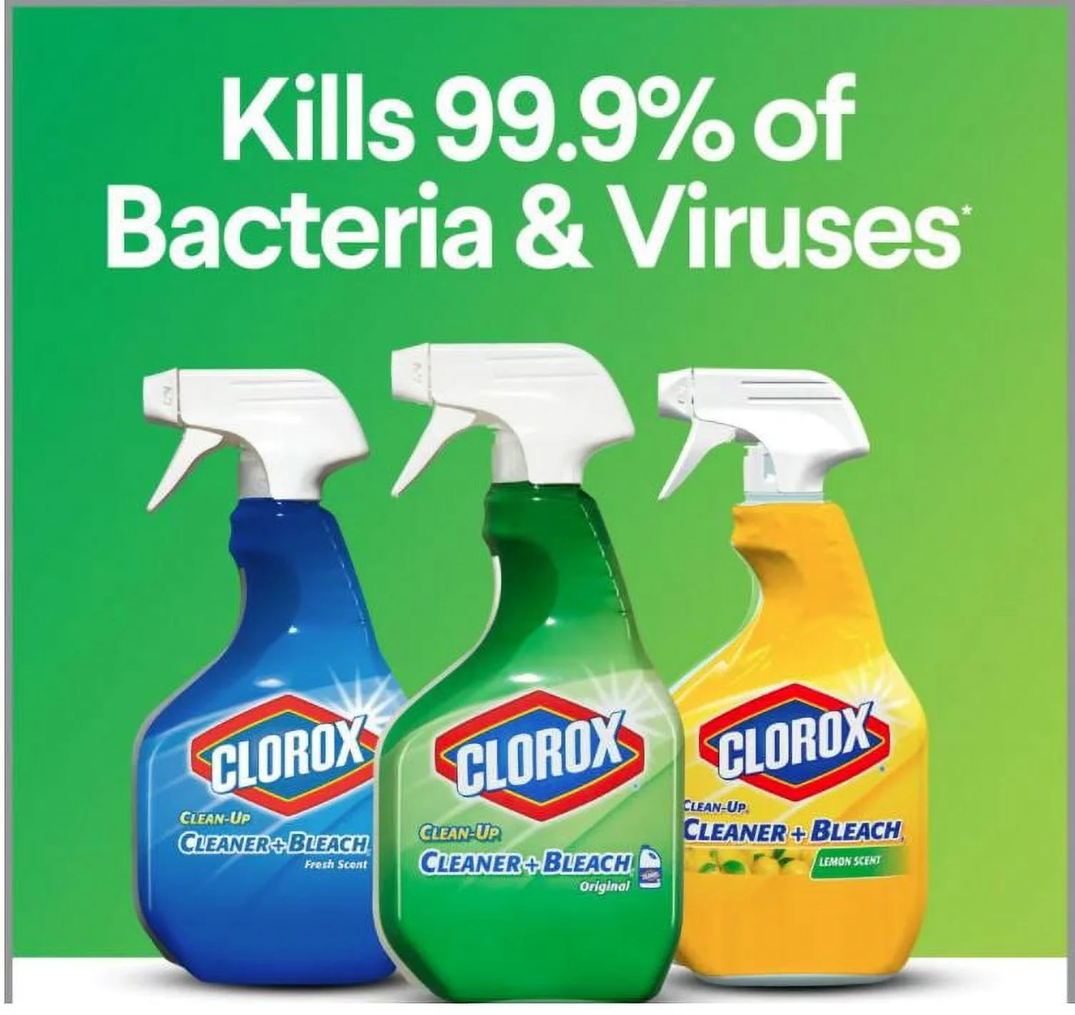 Clean-Up 32 oz. Fresh Scent All-Purpose Cleaner with Bleach Spray (2-Pack)