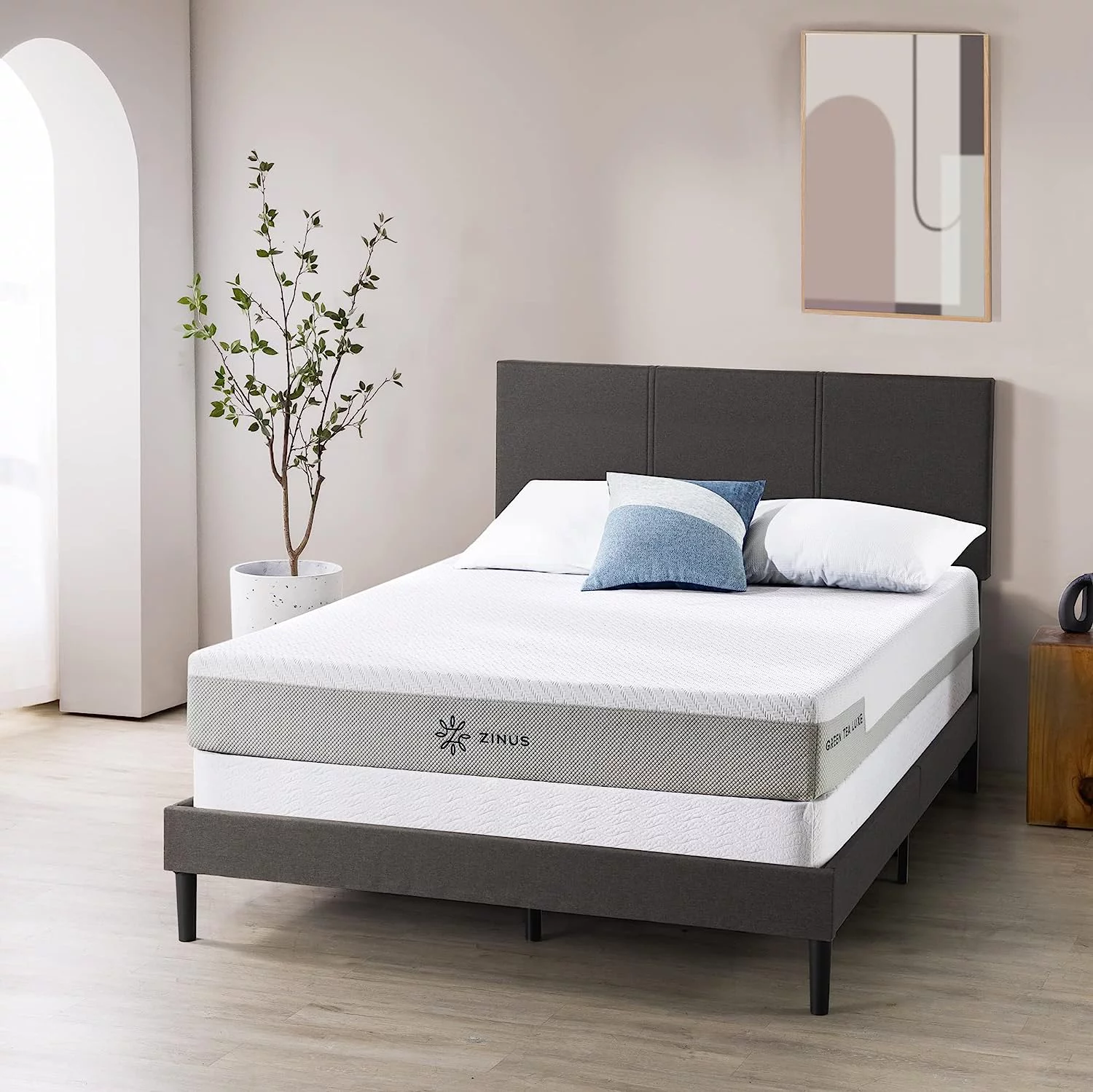 7 Inch Metal Smart Box Spring / Mattress Foundation / Strong Metal Frame / Easy Assembly, Queen