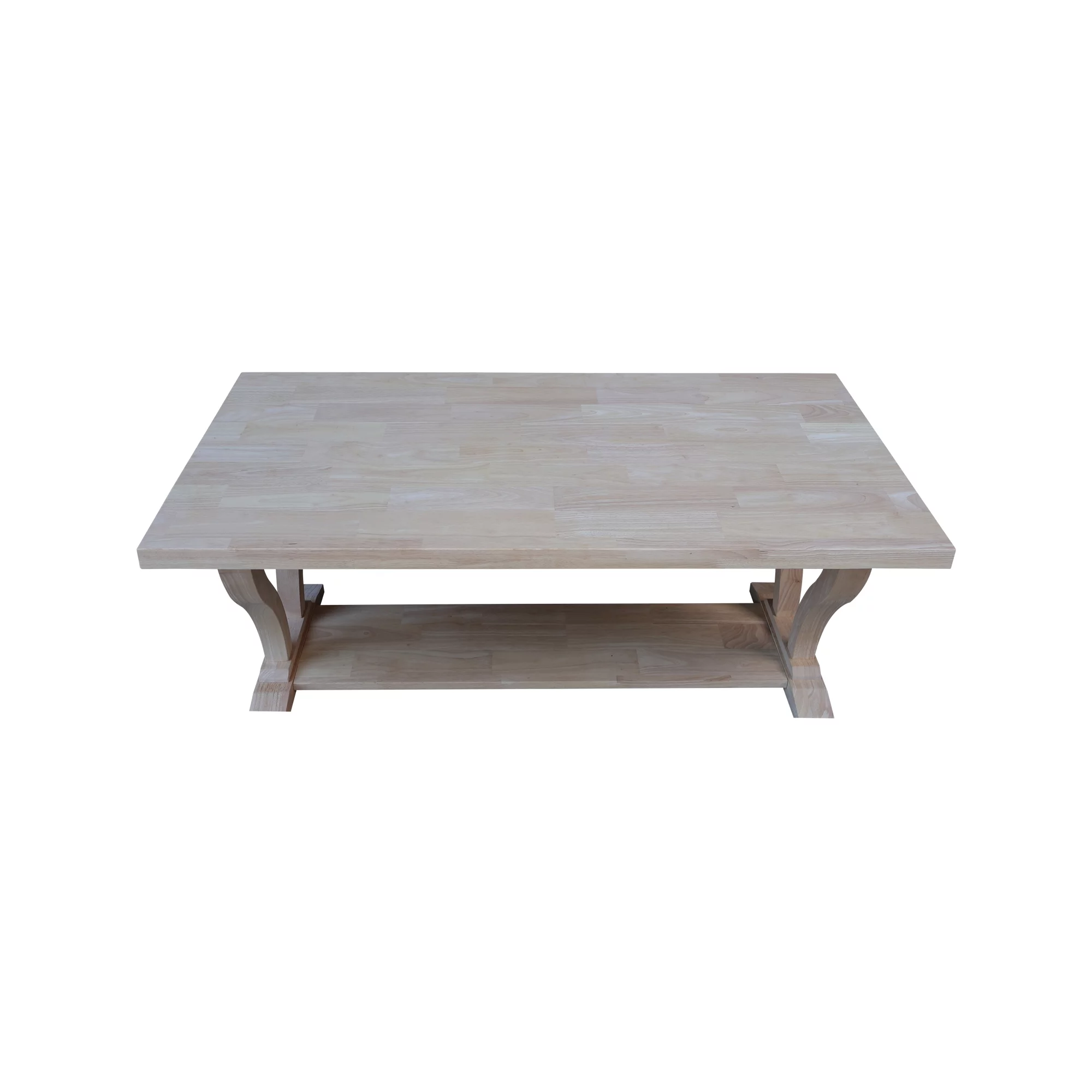 LaCasa Solid Wood Coffee Table - Unfinished