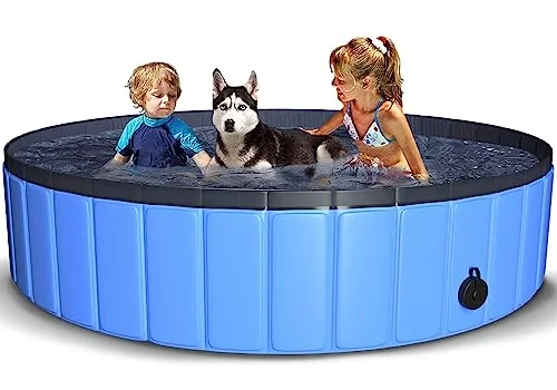 TNELTUEB Pet Swimming Pool for Large Dogs, 63
