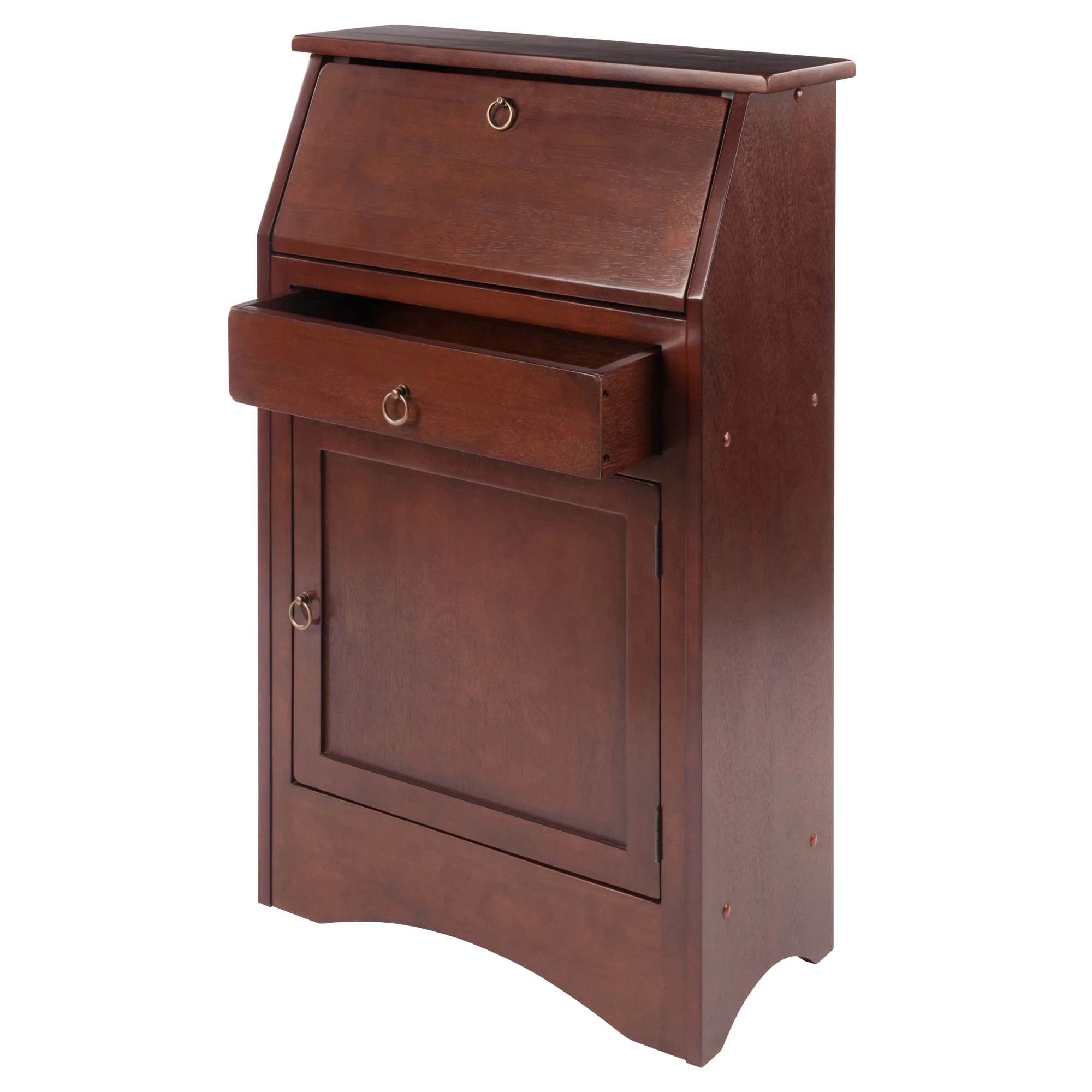 Regalia Secretary Desk Walnut Finish