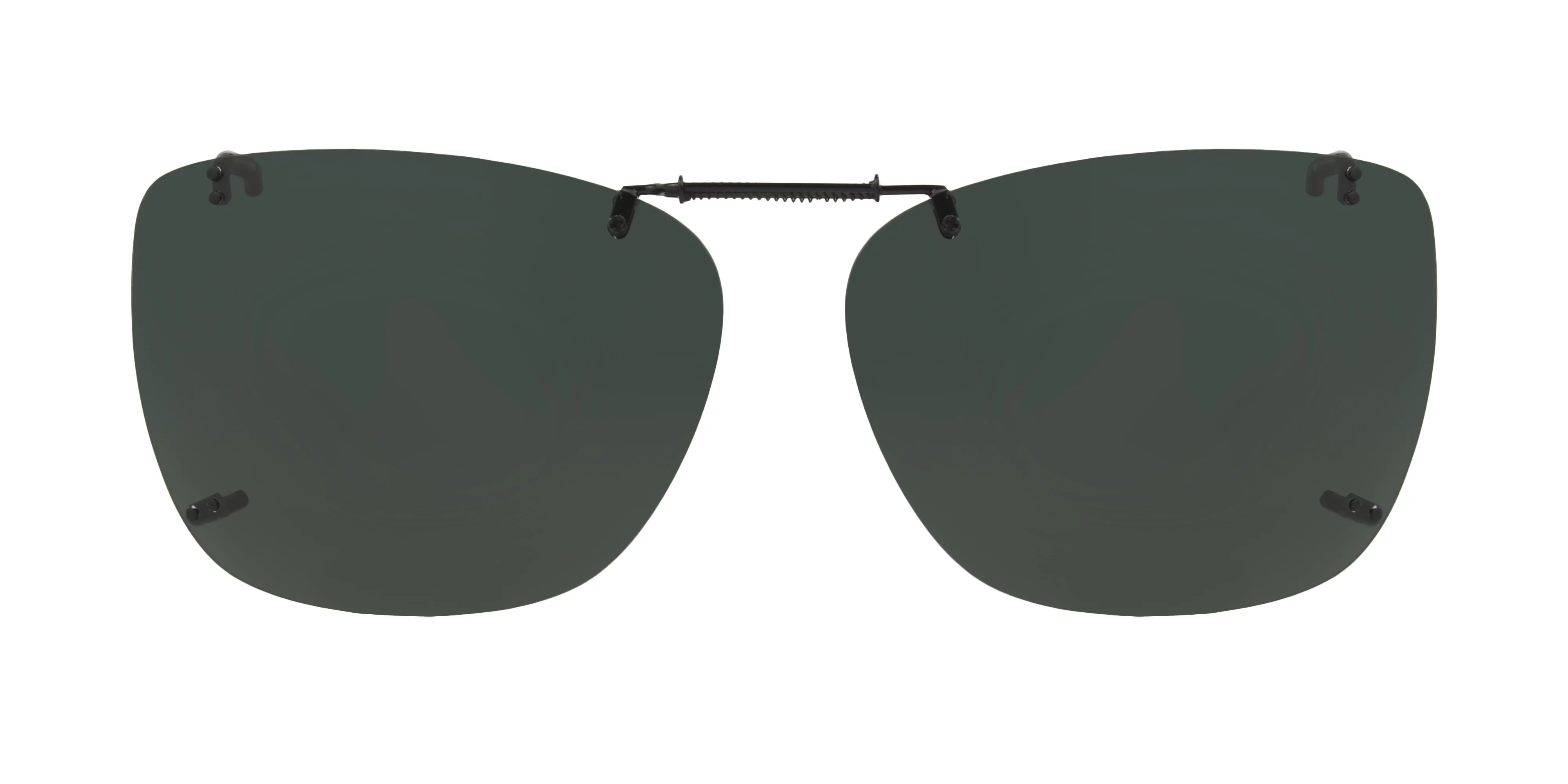 Solar Shield Dioptics Unisex Rectangle Fashion Sunglasses, Black, 54 Rec M