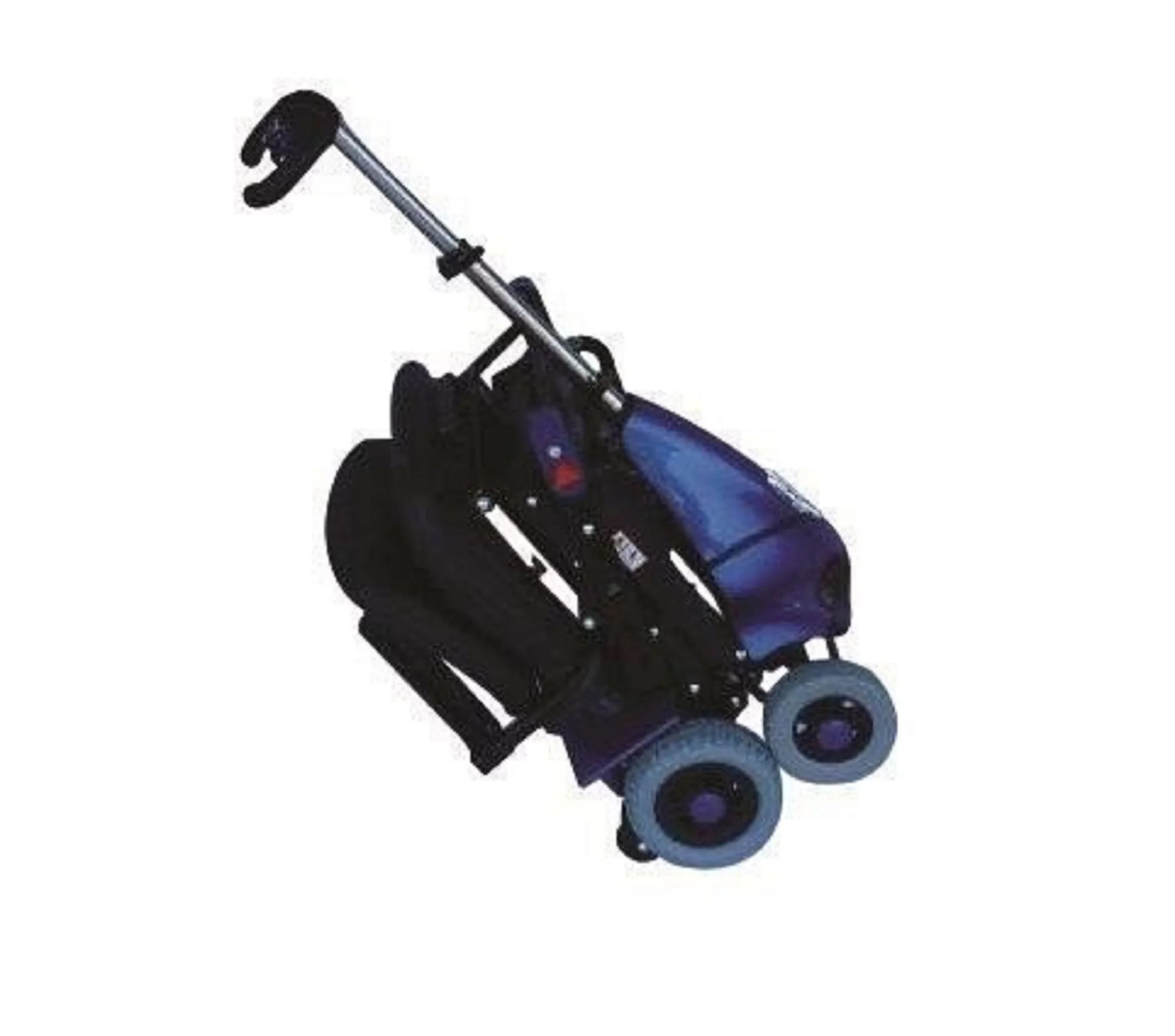 Solax Mobility - Mobie Plus - Folding Travel Scooter - 4-Wheel - Blue