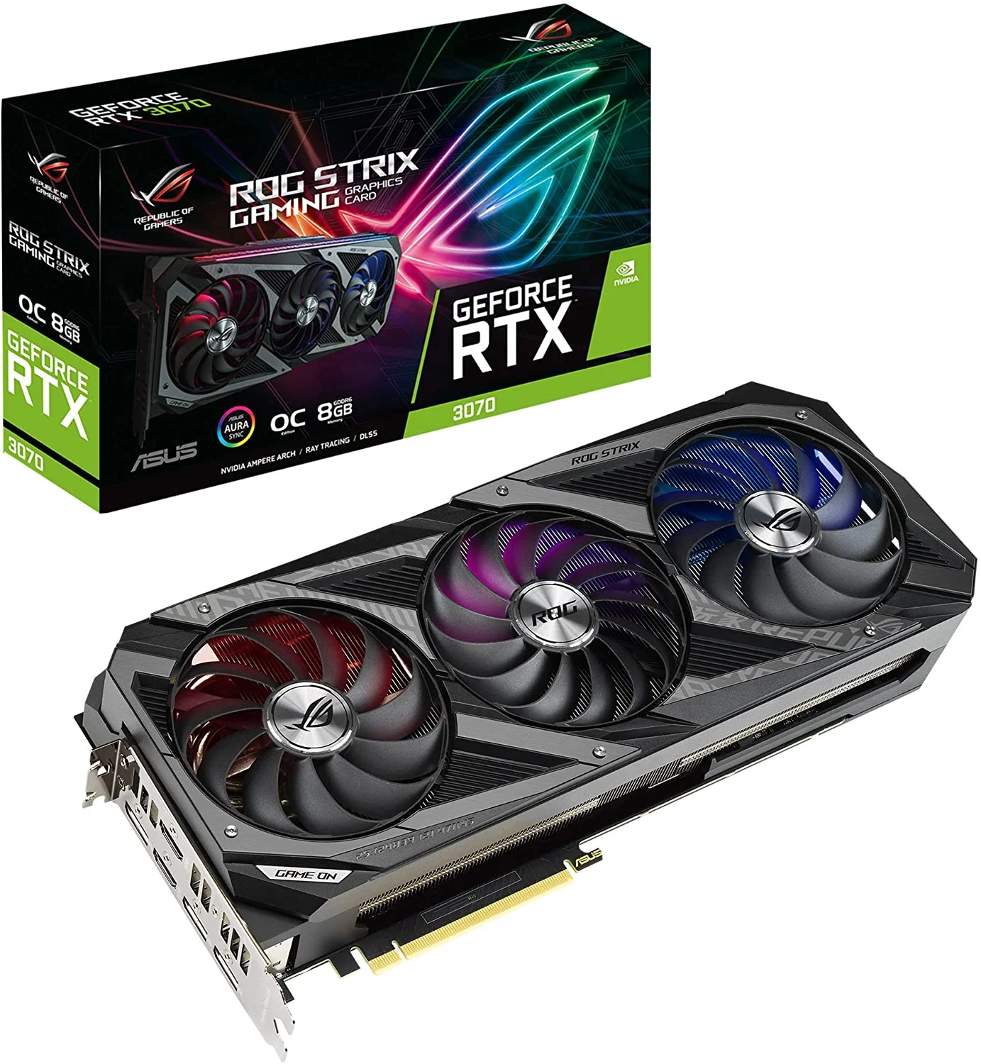 Asus ROG Strix GeForce RTX 3070 OC 8GB Gaming Graphics Card