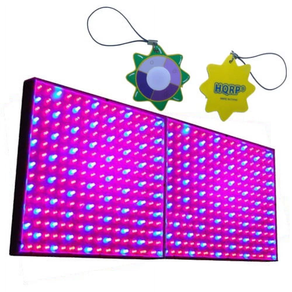 HQRP 28W 450 LED Blue + Red Plant Grow Light Panels / Lamps + Hanging Kit