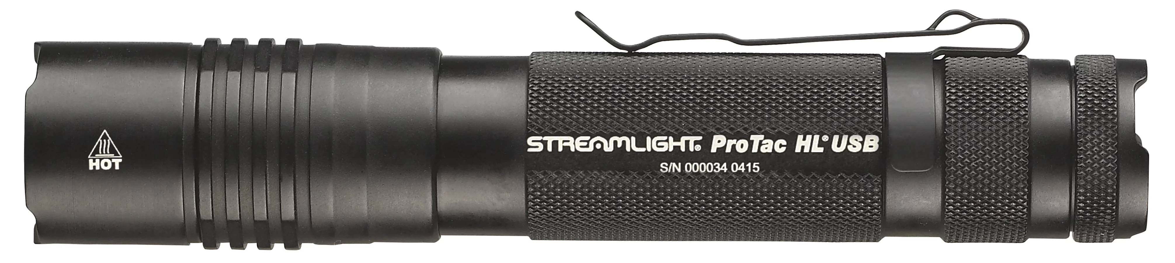 Streamlight ProTac HL Rechargeable USB Handheld Flashlight, 850 Lumens, w/ Nylon Holster - 88052