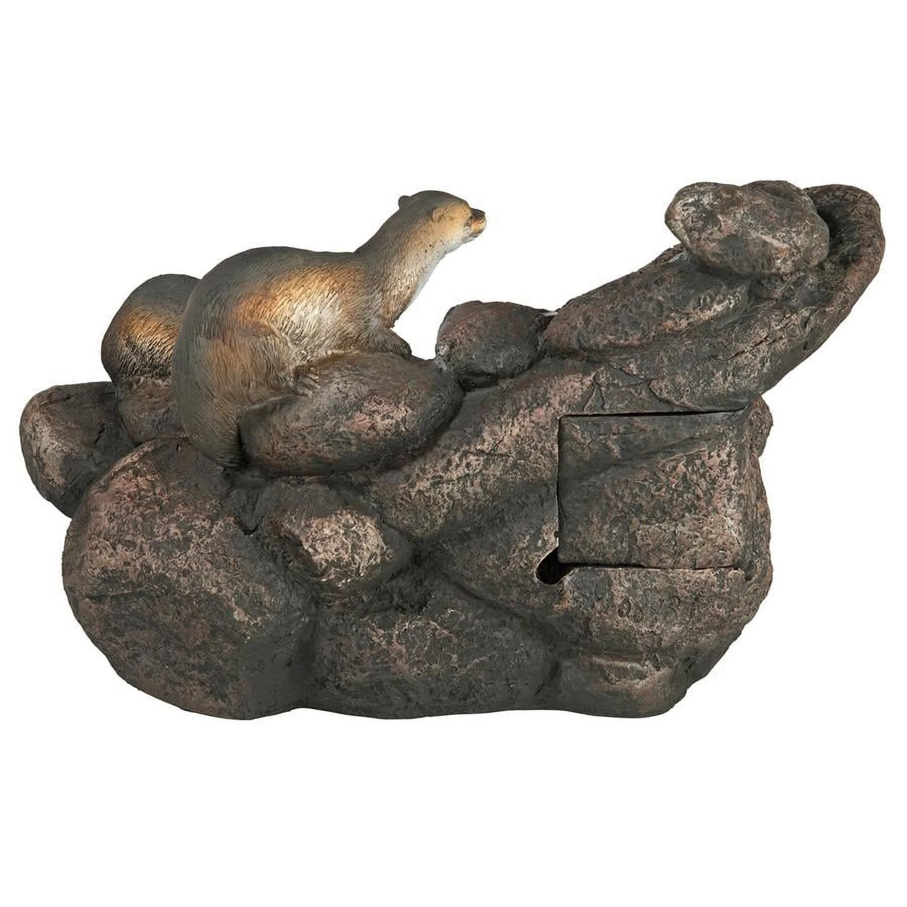 Design Toscano Curious Sea Otters Garden Fountain