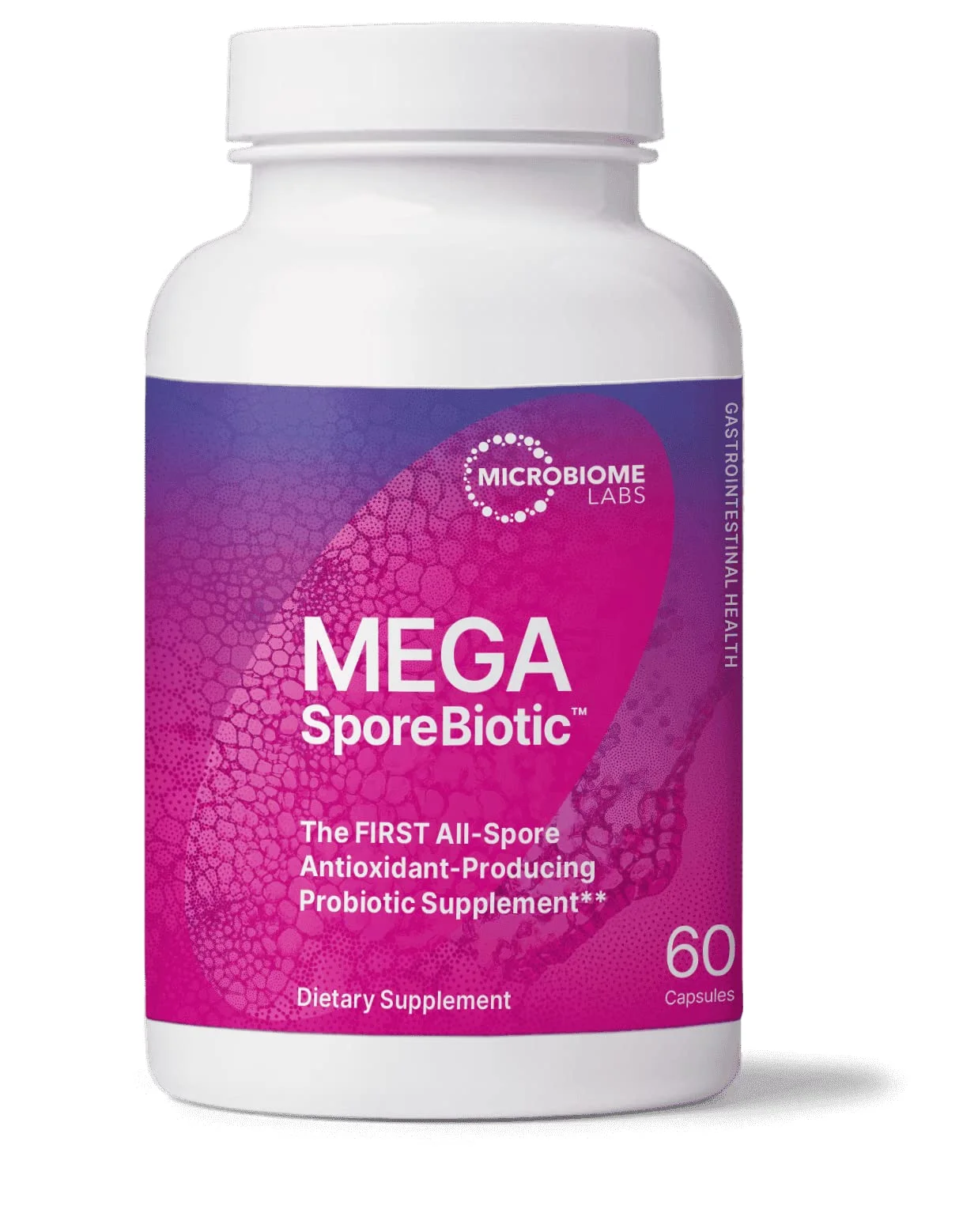 Microbiome Labs Mega-Sporebiotic Probiotics 60 Capsules, Help Maintain Healthy Gut Barrier and Immune Function