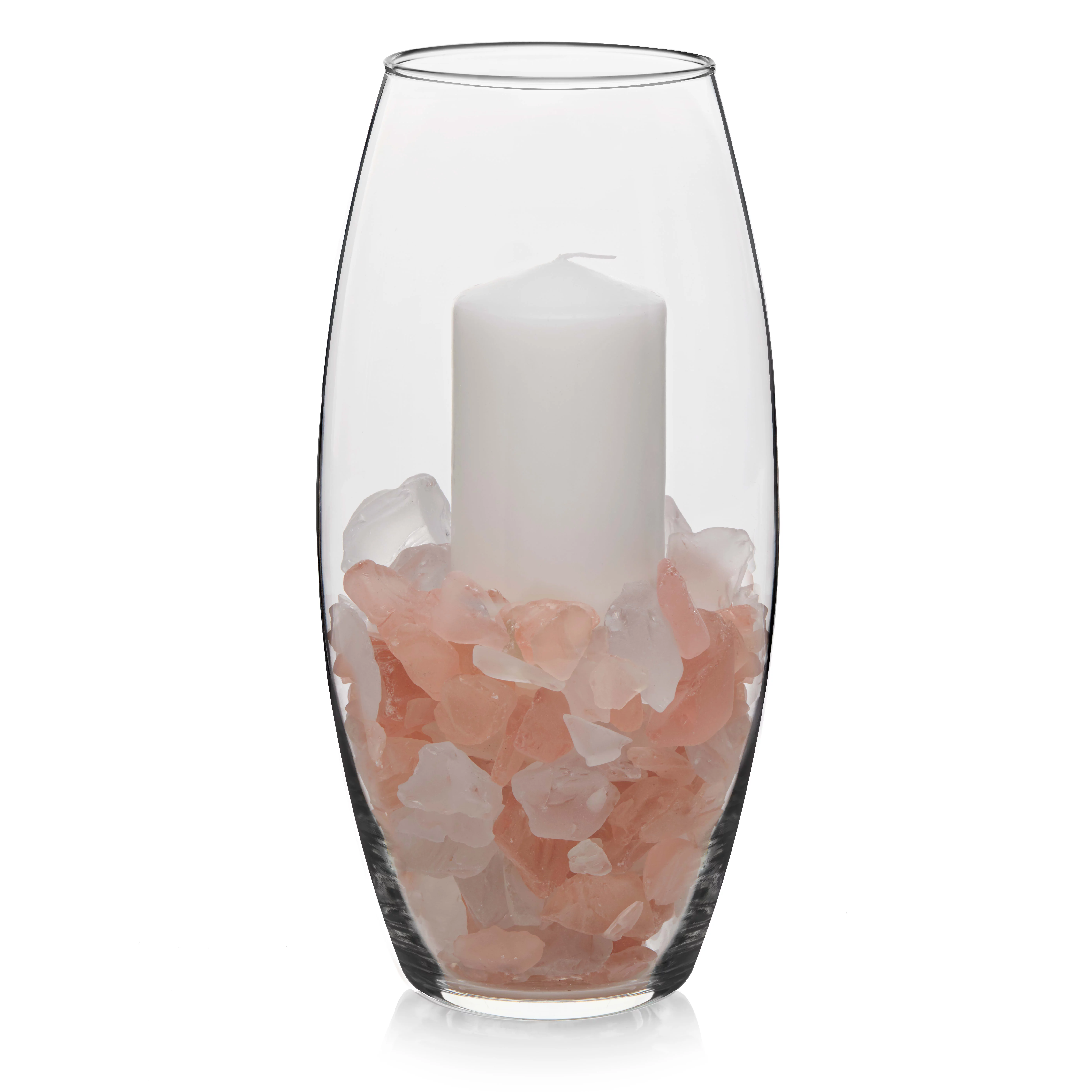 Libbey Bala Glass Vase, 10-inch