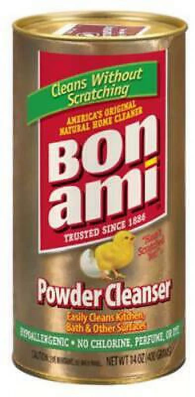 8PC Bon Ami 14 OZ Polishing Cleanser Gentle Feldspar & Calcite With Detergent