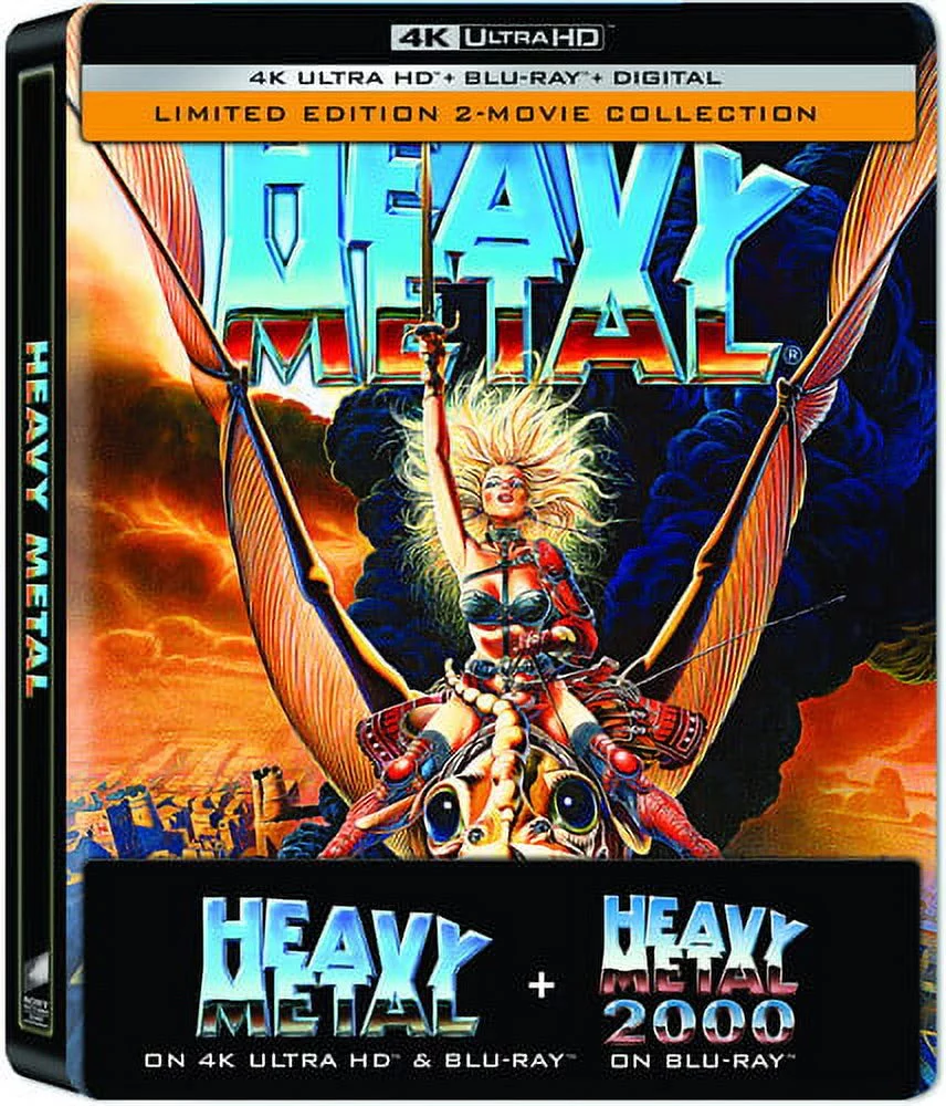 Heavy Metal / Heavy Metal 2000 (Limited Edition 2-Movie Collection) (4K Ultra HD + Blu-ray + Digital Copy) (Steelbook), Sony Pictures, Sci-Fi & Fantasy