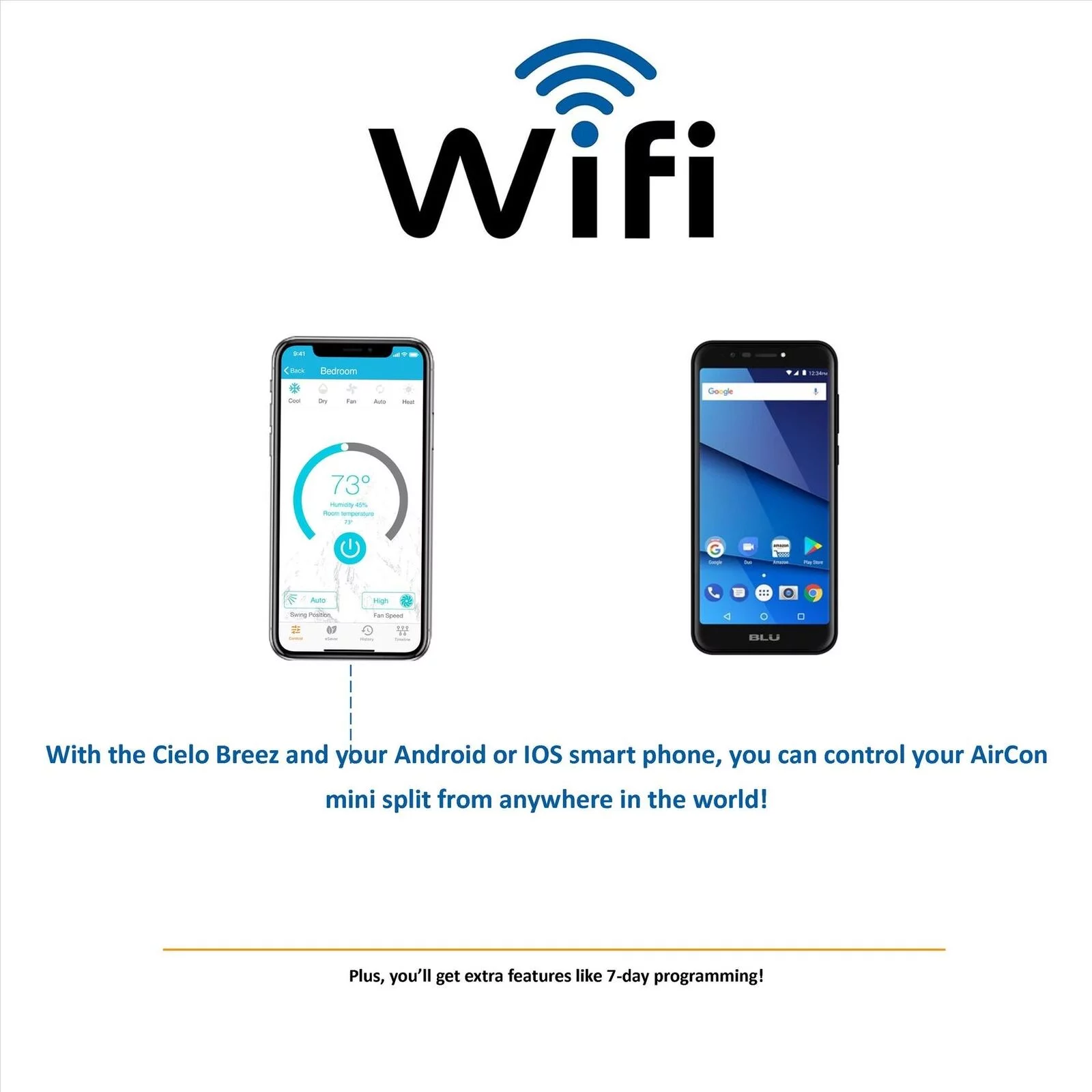 Air-Con Mini Split Air Conditioner Heat Pump Ductless 2 Zone 9000 12000 BTU SEER 21