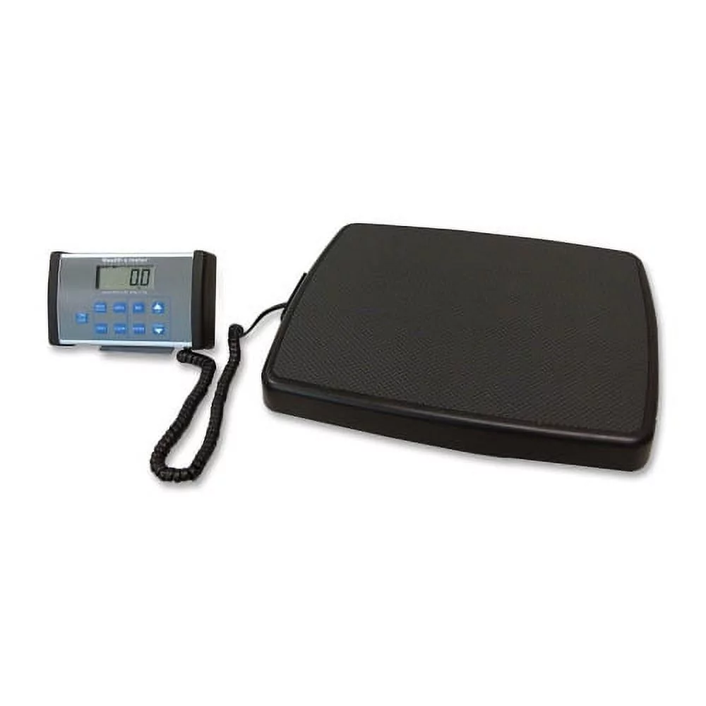 Health o Meter Professional Remote Digital Scale 500 lb / 220 kg Maximum Weight Capacity - Black, Gray