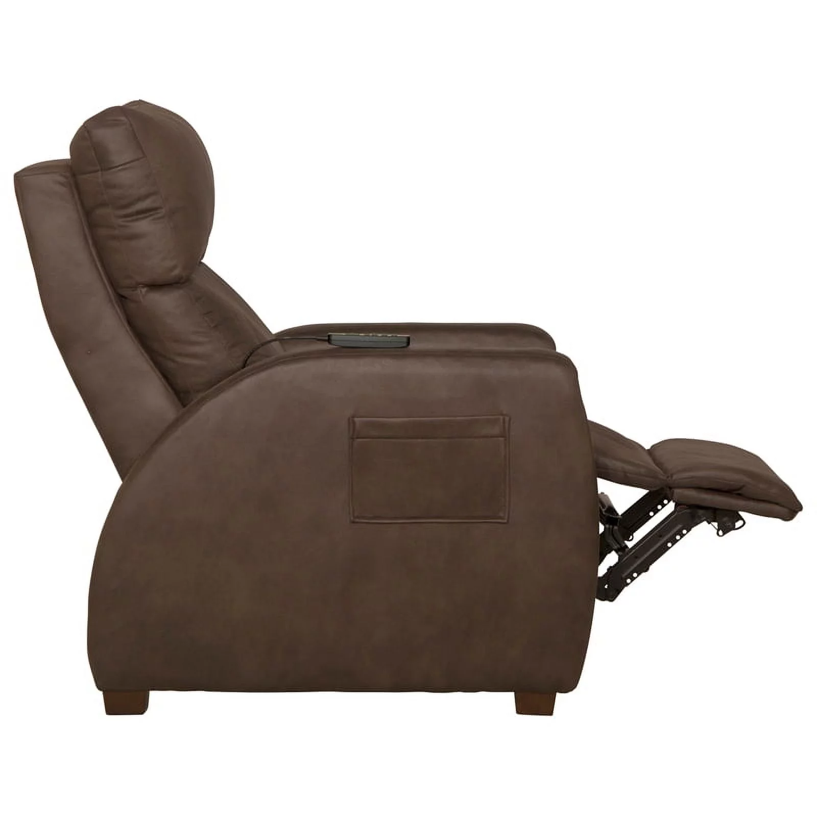 Catnapper Unwind Power Zero Gravity Recliner in Brown Polyester Fabric