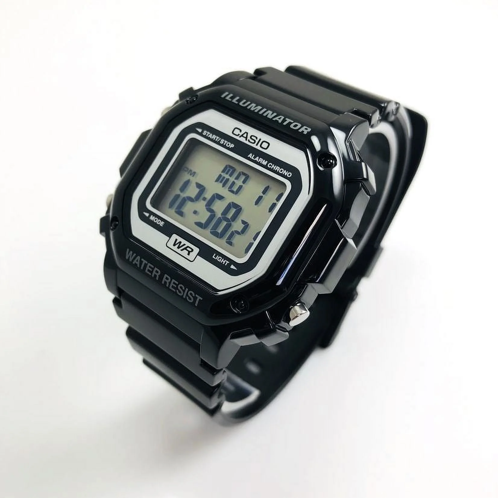 Casio Men's Digital Illuminator Sport Watch, Black Resin F108WHC-1ACF