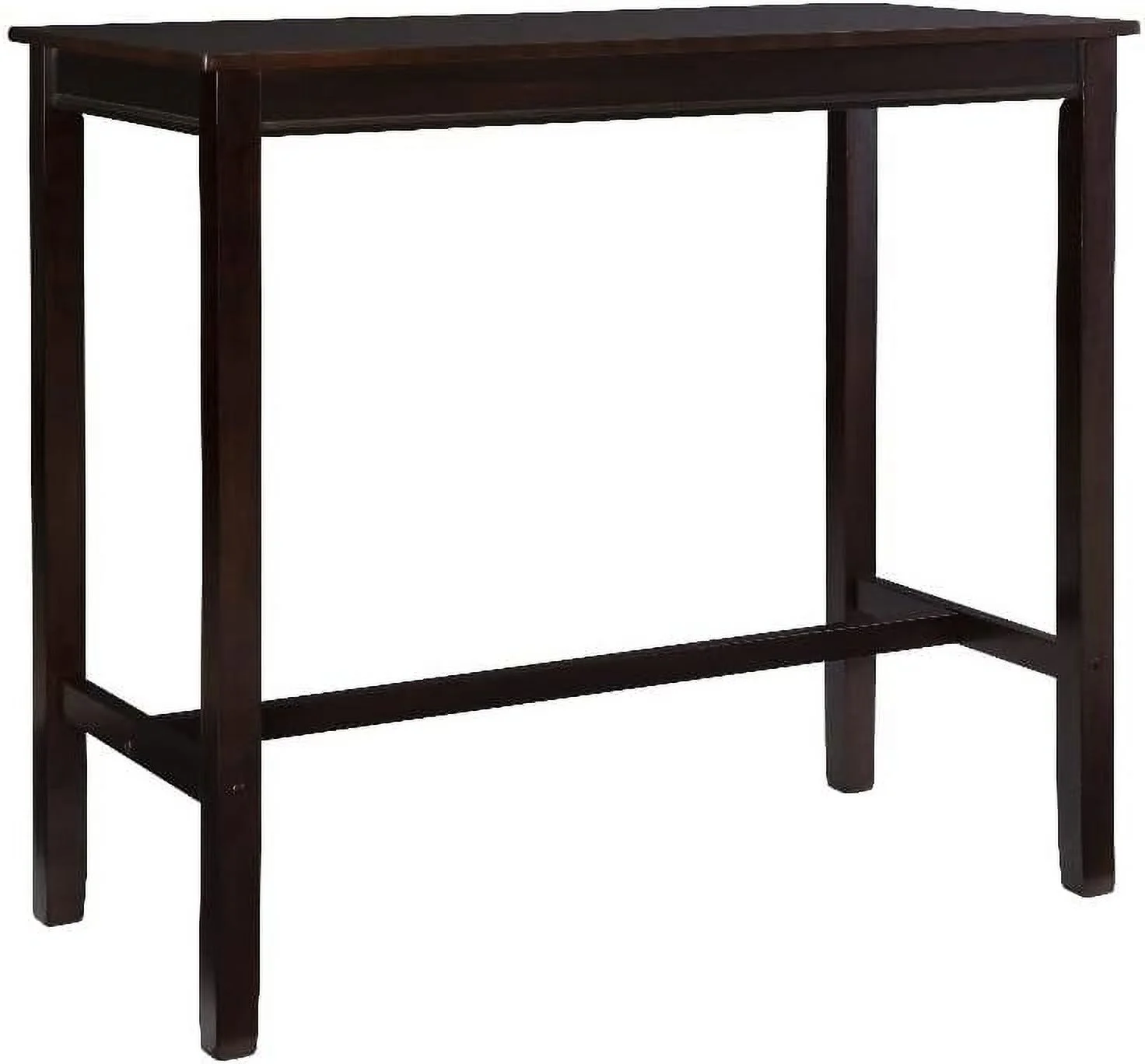 HBBOOMLIFE Claridge 42" Wood  Height Pub Table in Walnut
