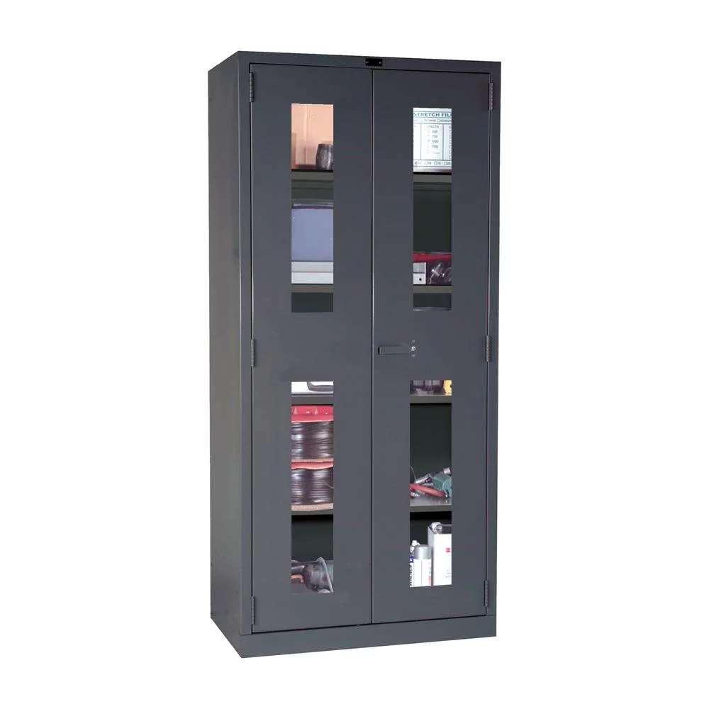 Hallowell DuraTough Storage Cabinet, Safety View Series, Extra Heavy-Duty, 48
