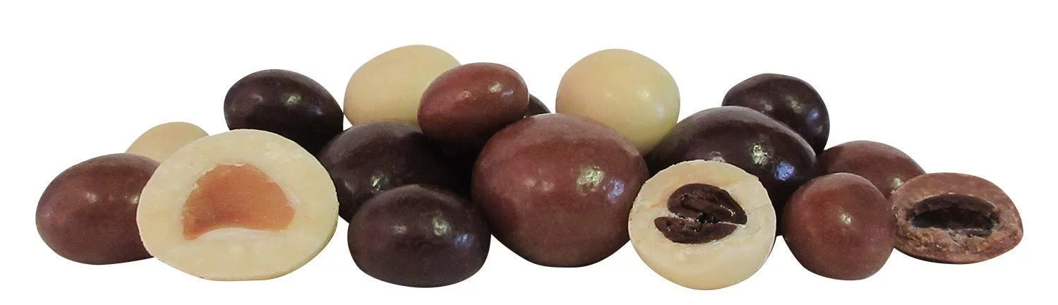 Gourmet Chocolate Bridge Mix Medley by Its Delish ,  3 LBS Jumbo Reusable Container - Dark, Milk, and White Kosher Dairy Chocolate Covered Peanuts, Almonds, Raisins, Espresso Beans, Cashews,...