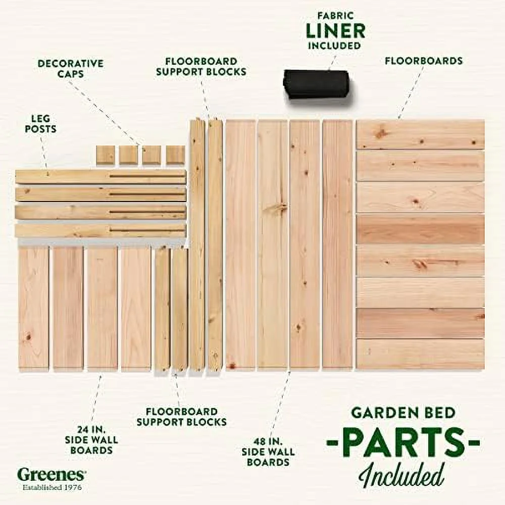 Premium Cedar Elevated Garden Bed 24