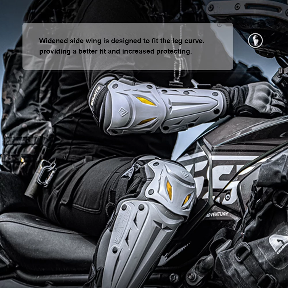 SULAITE Protective gear,Men Women Breathable Resistant Pads Breathable Knee Cap Knee Shin -Slip Knee Pads Armor Mountain Pads Sleeve -Slip Adjustable Sleeve -Slip Shin Adjustable Sleeve