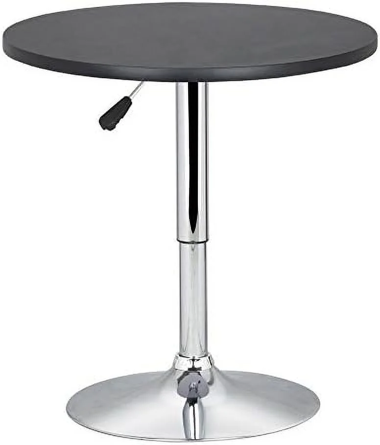 TQNJYGX Modern Round  Table Adjustable Bistro Pub Counter Swivel Cafe Tables
