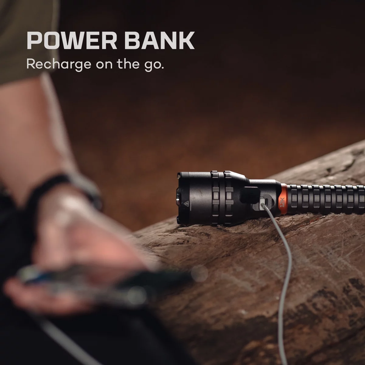 NEBO 12000L Flashlight - 12,000 Lumen LED Rechargeable Flashlight and Power Bank