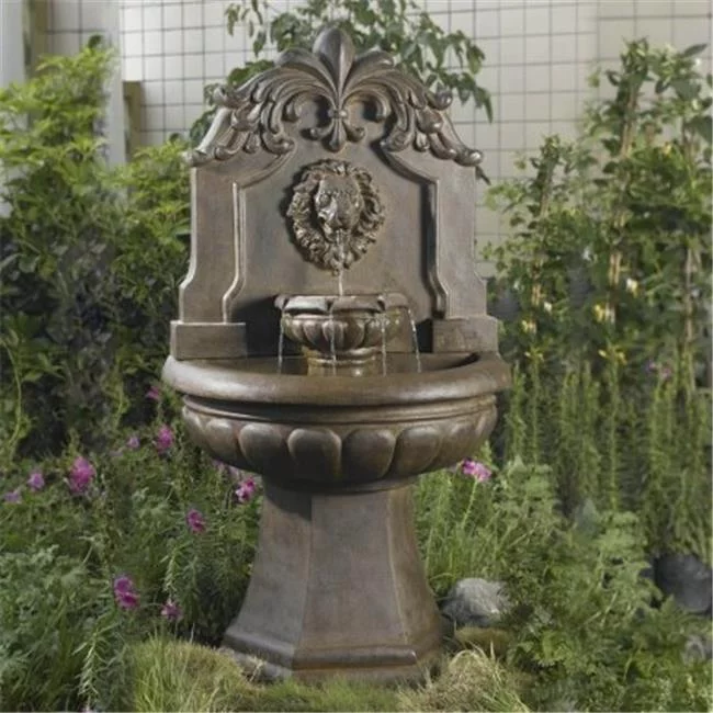 Fountain Cellar  Copper Lion Head Outdoor-Indoor Fountain