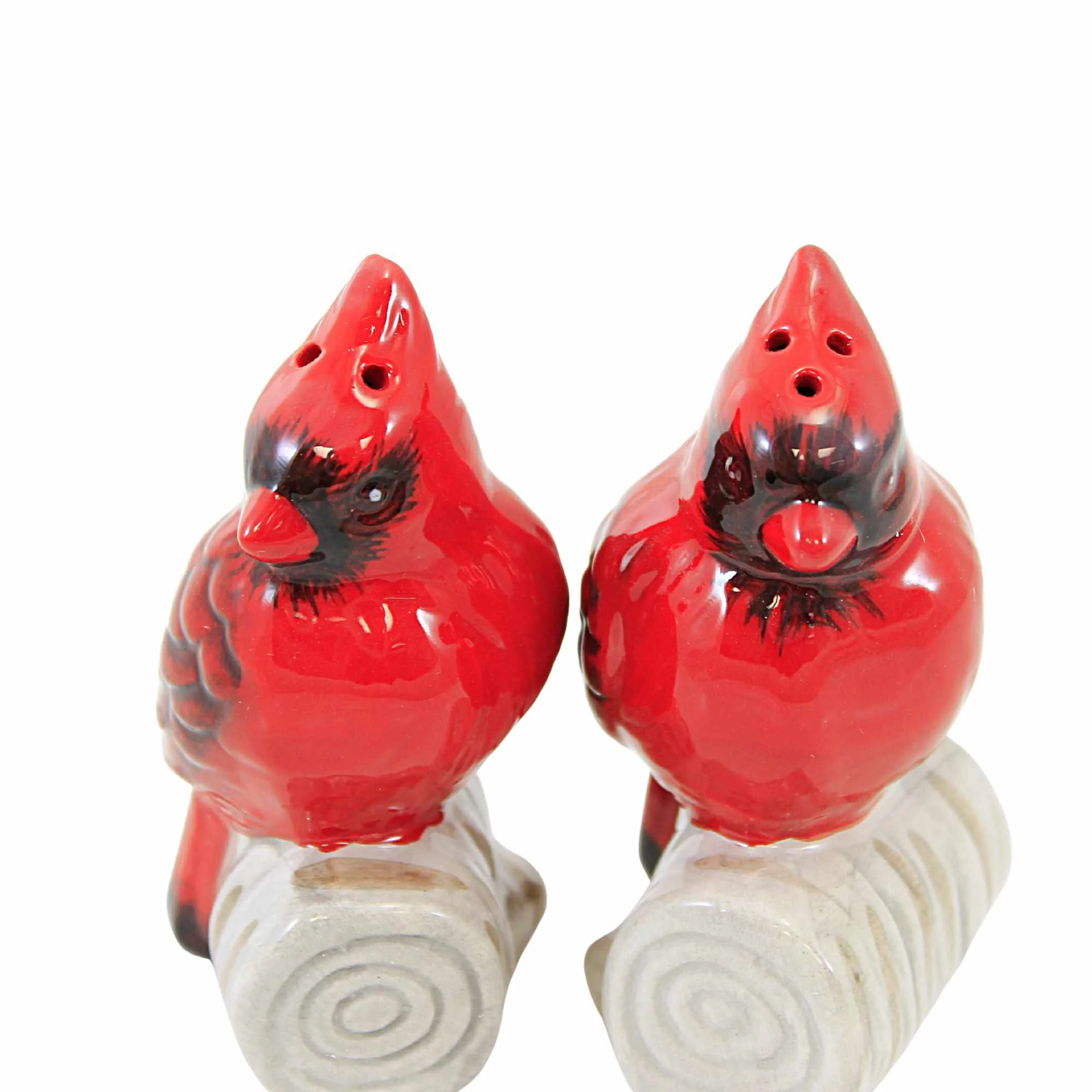 Ganz Cardinal Salt & Pepper Set. - Set Of Salt & Pepper Shakers 3.25 Inch, Earthenware - Earthenware MX177525