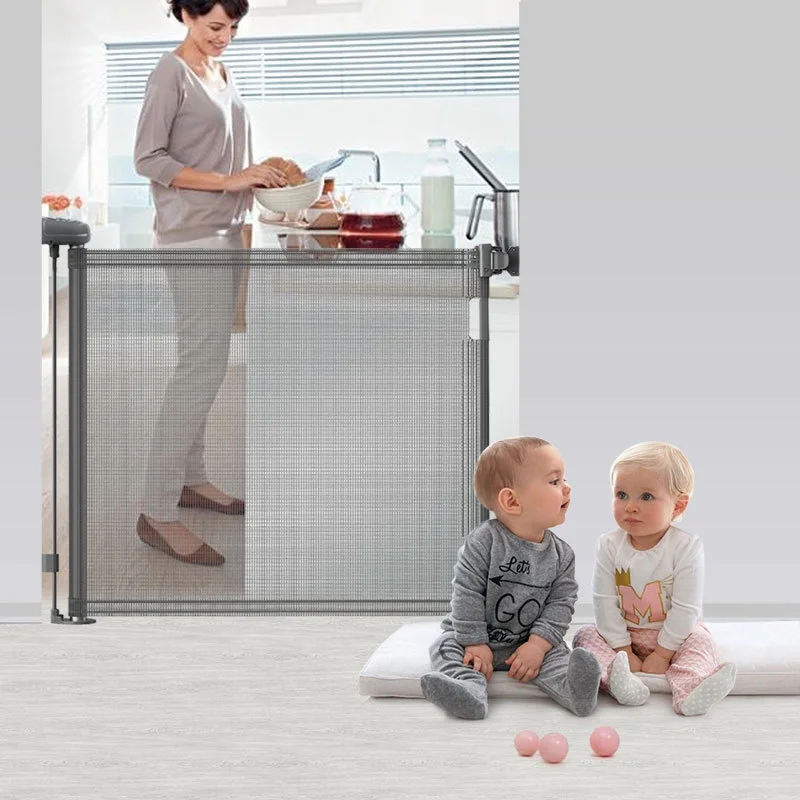 Playoza Retractable Baby Gate, Mesh Baby Gate or Mesh Dog Gate, 33