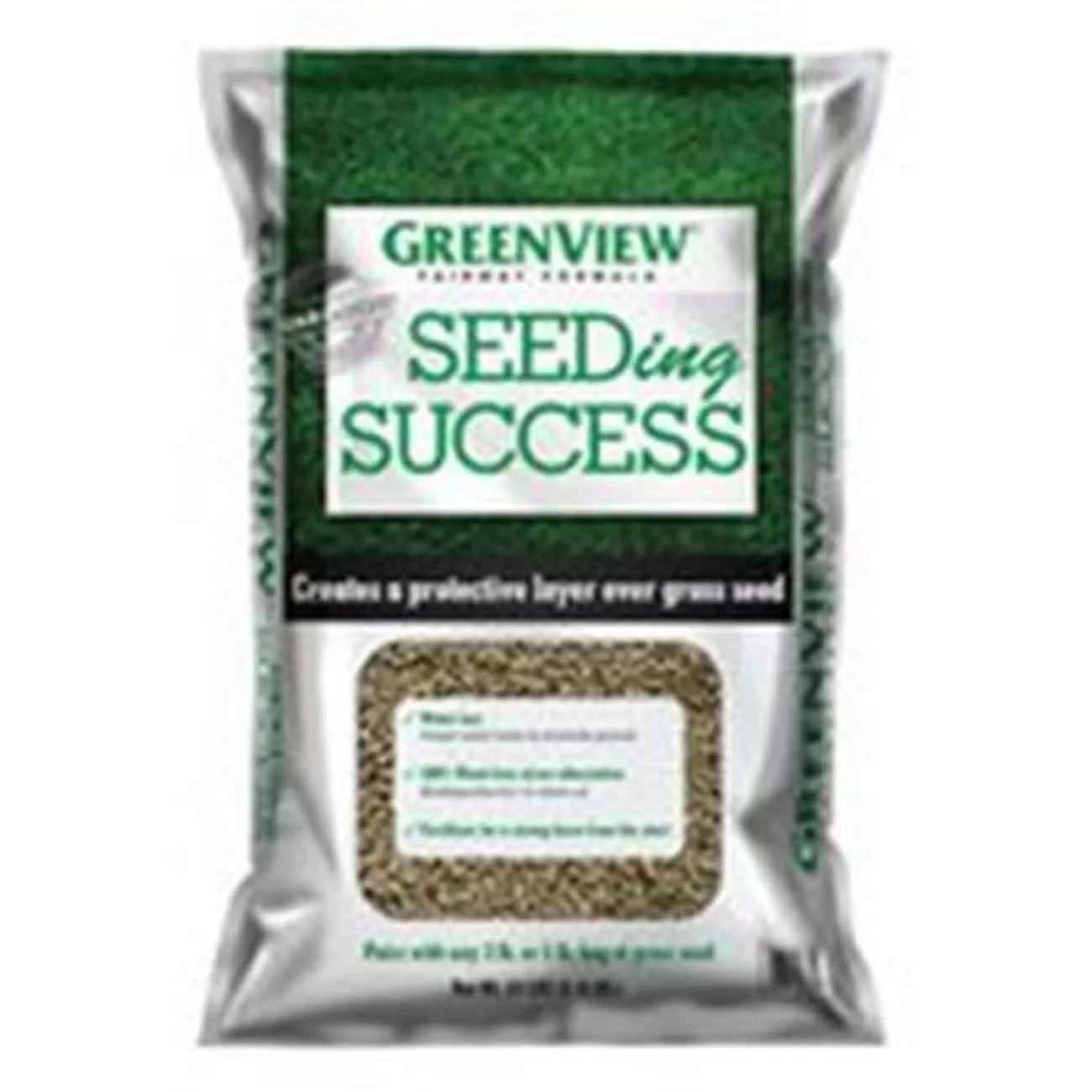 GreenView 2329833 Seed Success Biodegradable Mulch + Fertilizer, Covers 380-Sq. Ft., 18-Lbs. - Quantity 1