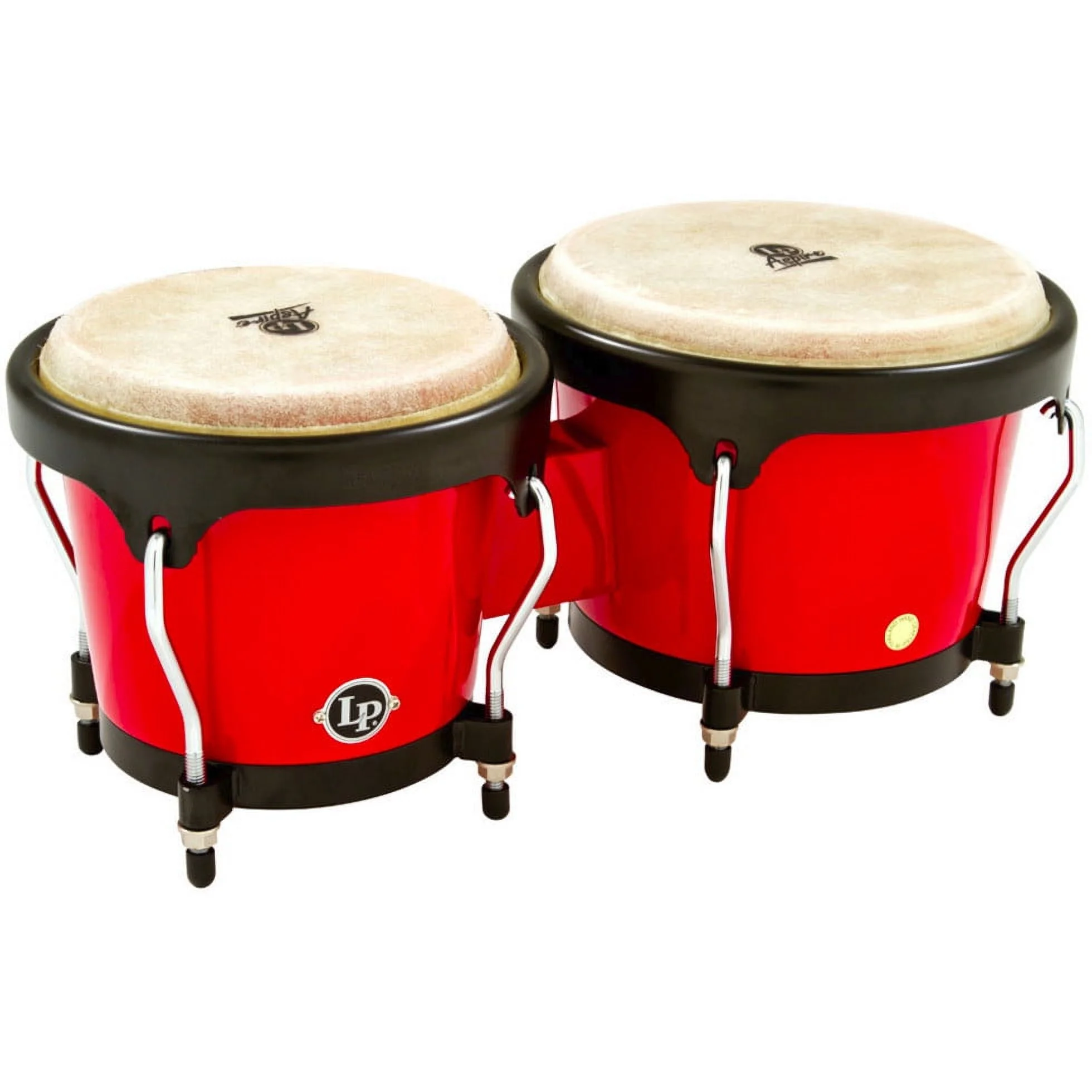 LP Aspire Fiberglass Bongos Red
