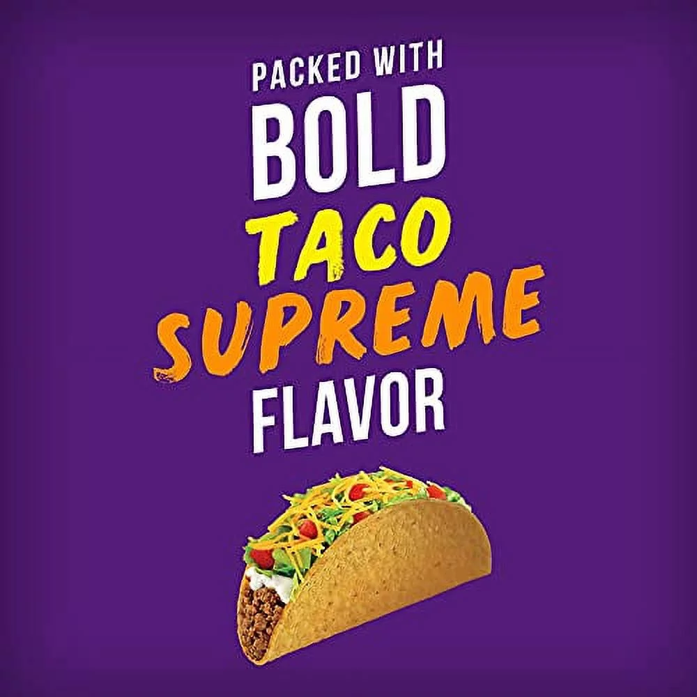 BIGS Taco Bell Taco Supreme Sunflower Seeds, Keto Friendly Snack, 5.35 oz (Pack of 12)