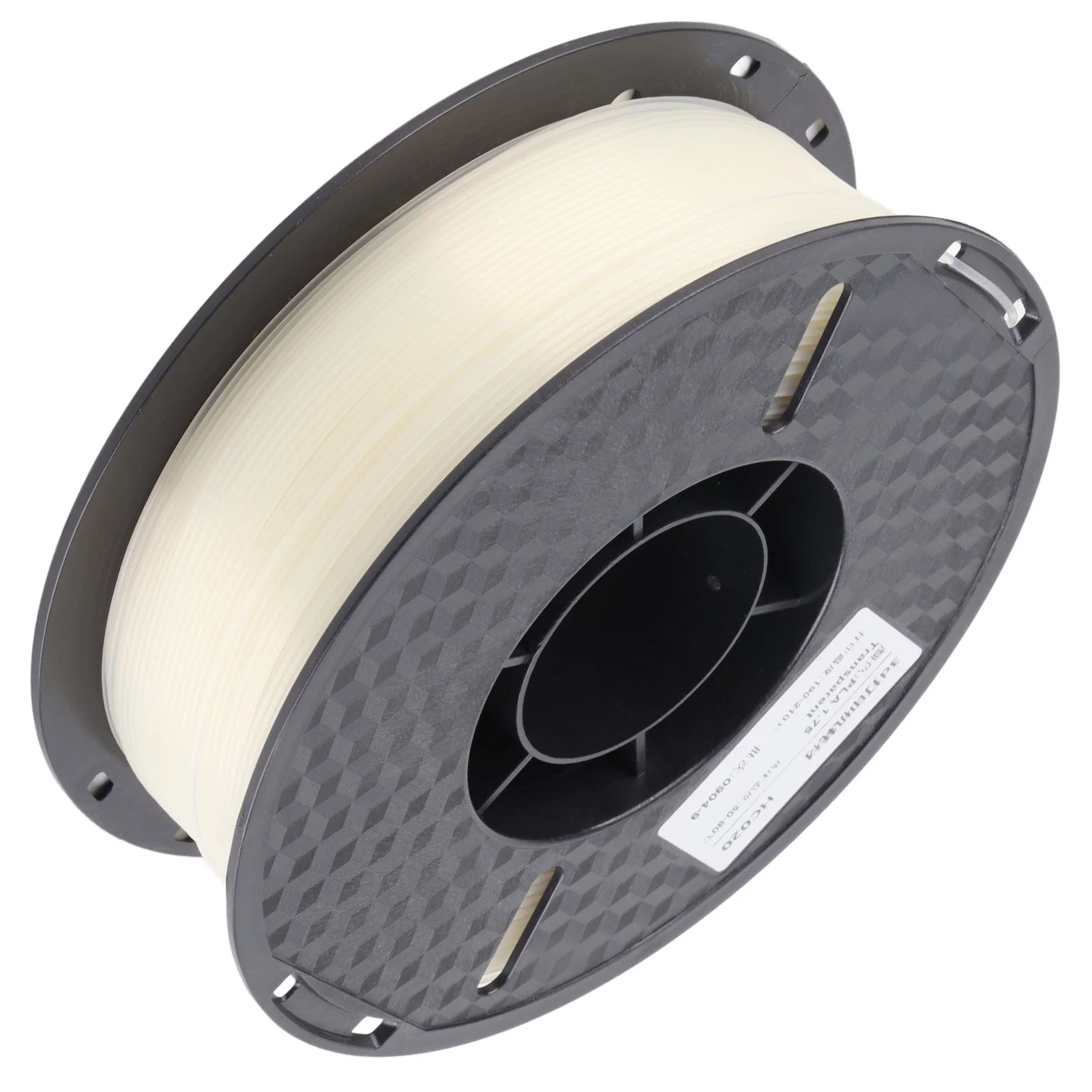 Risegun 1.75mm PLa Filament 3D Printer Filament PLa 1KG Spool 3D Printing Filament 3D Printer Filament Printing Consumables Dimensional Accuracy ±0.02mm(White)