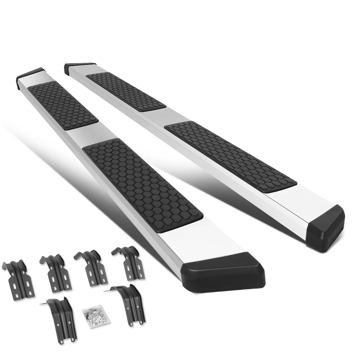 DNA Motoring STEPB-ZTL-8242-SS For 1999 to 2016 Ford F250-F550 Super Duty Extended Cab 5