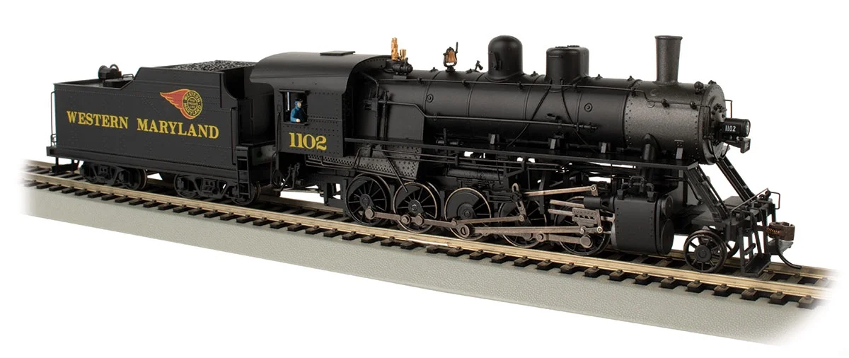 Bachmann 85404 HO Western Maryland 2-10-0 Decapod Steam Locomotive DCC #1102