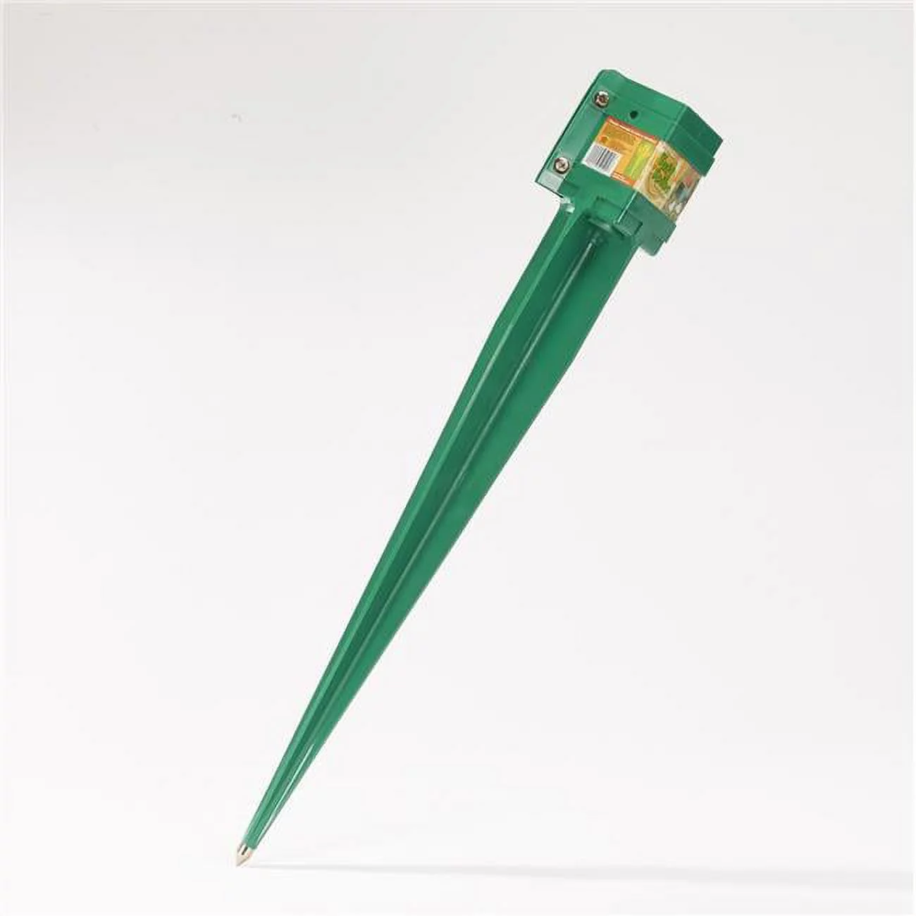 Ground Tech TS-30 30 in. Tuff Spike Mailbox & Fence PVC Post Anchor, Yellow