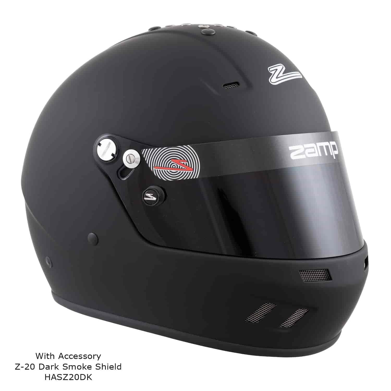 Zamp H77203FXL RZ-59 Helmet - Full Face - Snell SA2020 Flat Black - XL