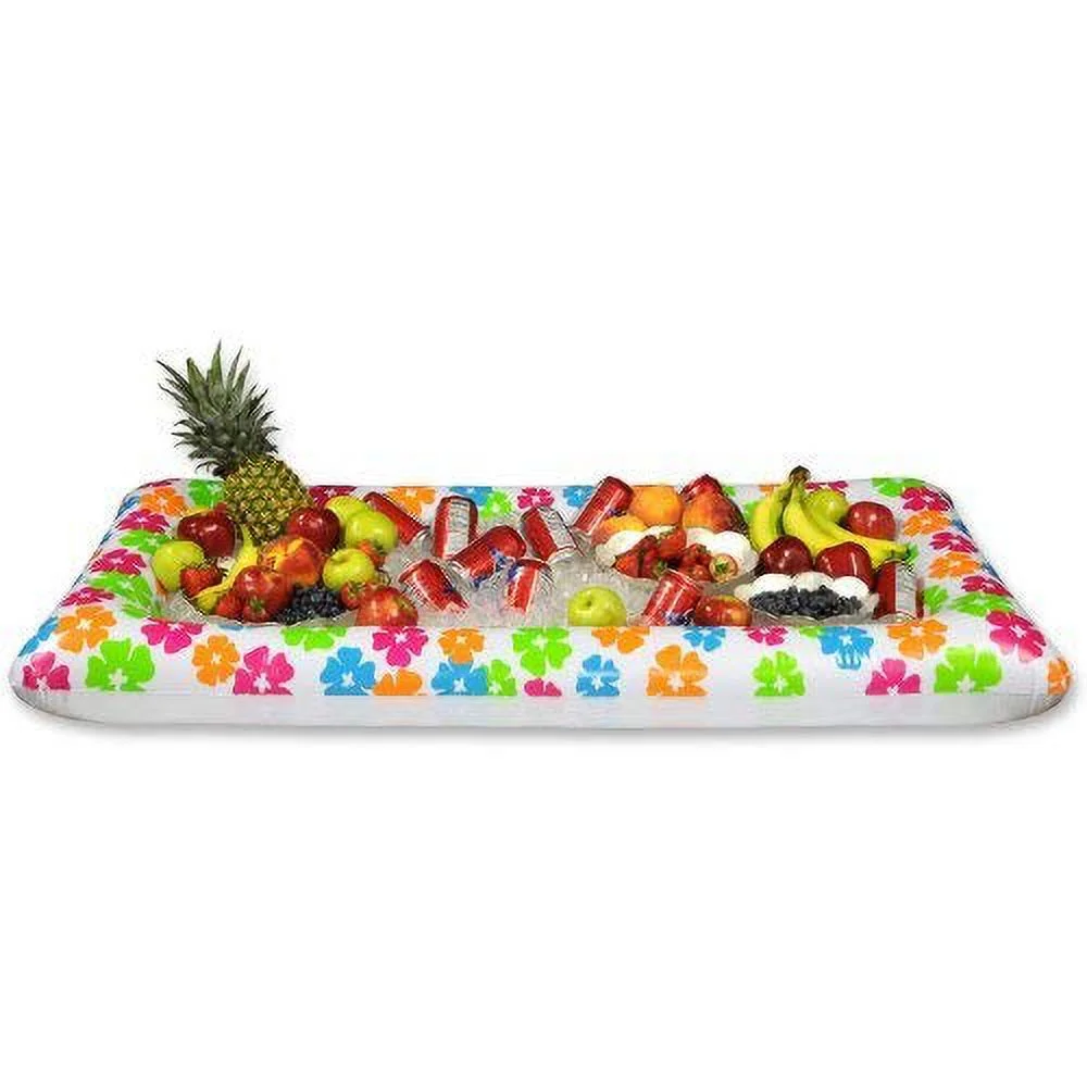 The Beistle Company 150 Qt. Inflatable Luau Buffet Ice Chest Cooler