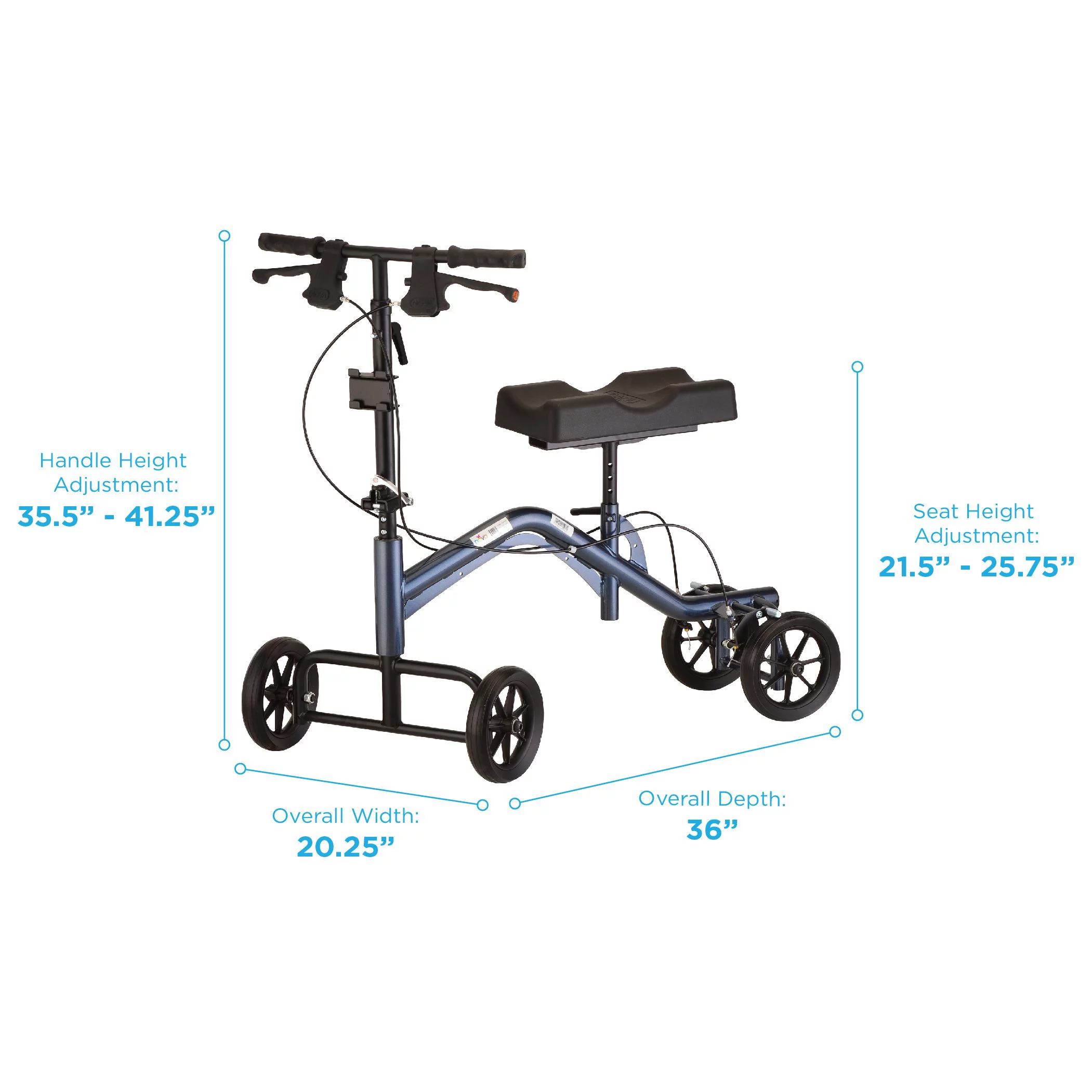 Heavy Duty Knee Walker - Tall - 1 Each / Each - TKW-14