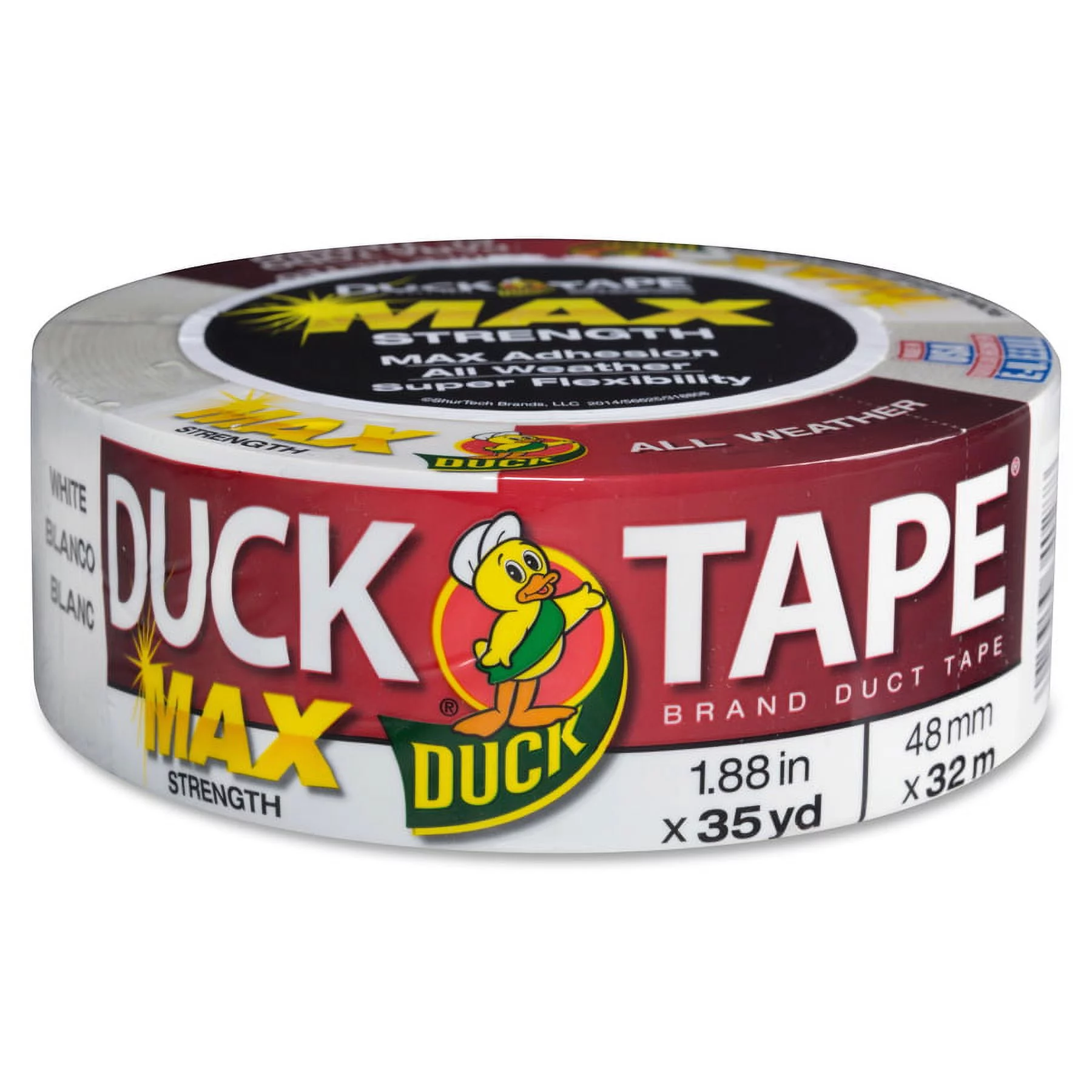 Duck MAX Strength Tape, White