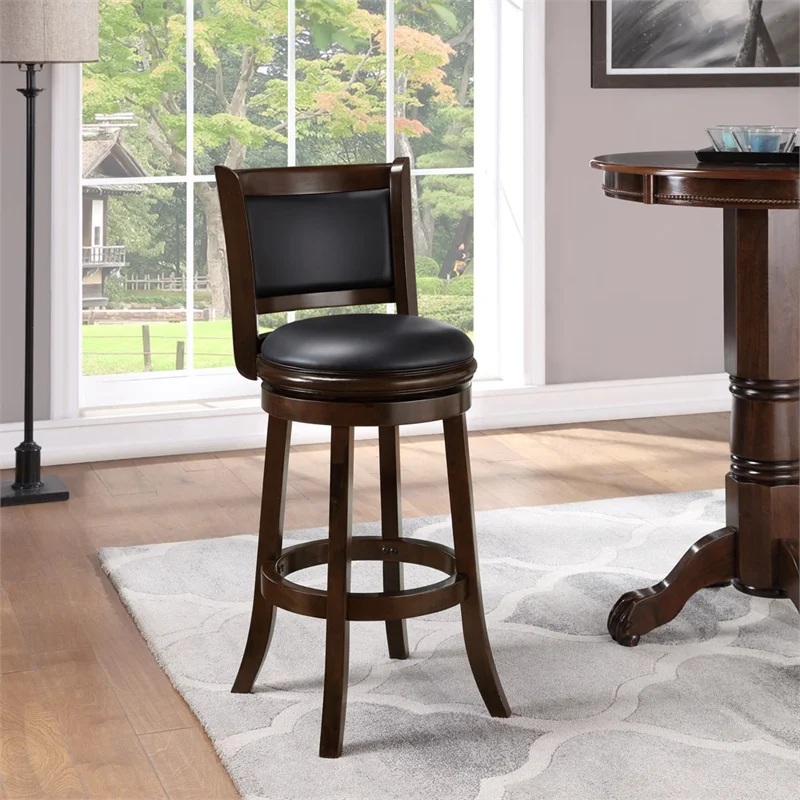 Boraam Augusta Swivel Bar Stool - Cappuccino