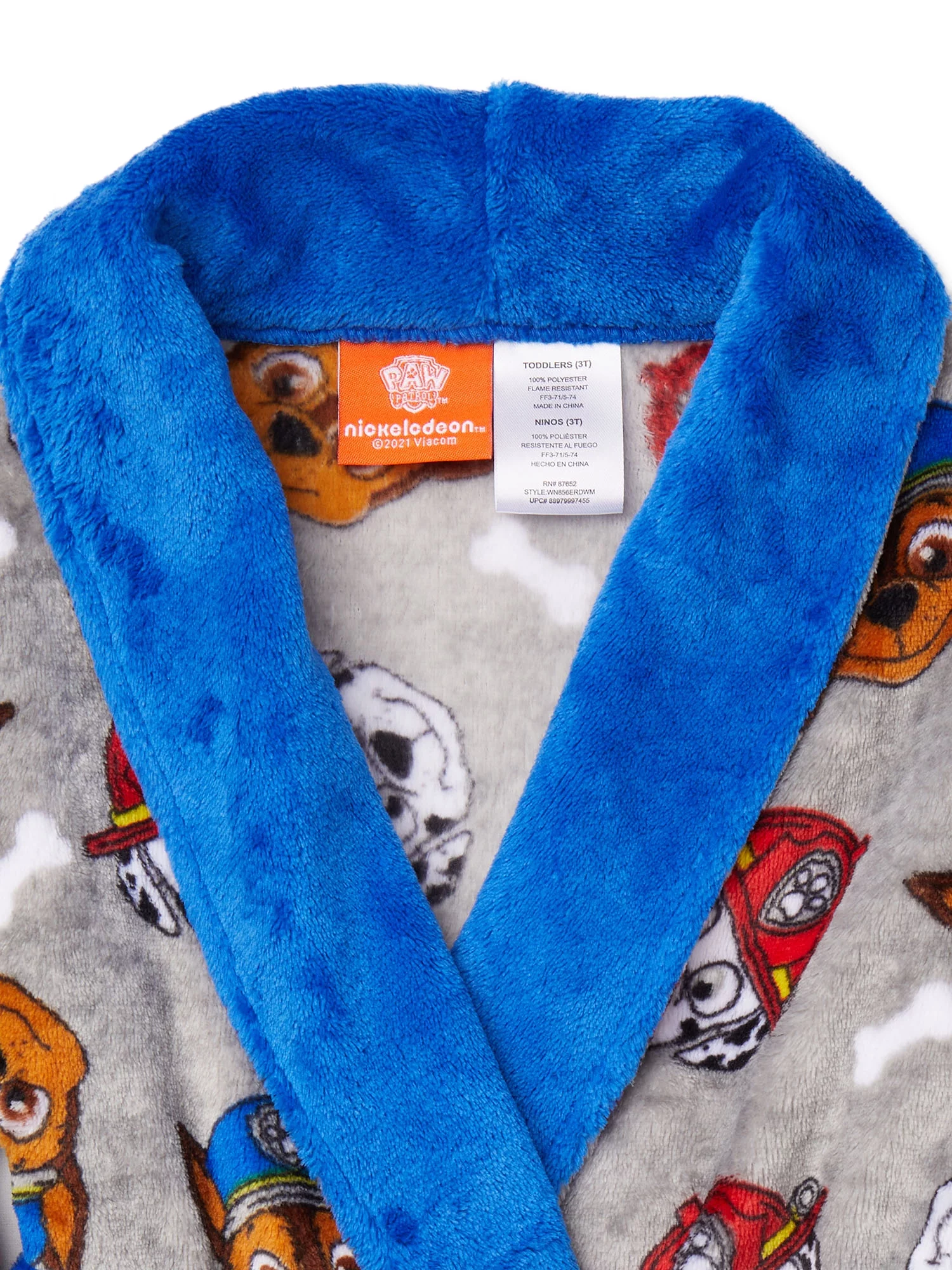Paw Patrol Toddler Boys Robe, Sizes 2T-5T
