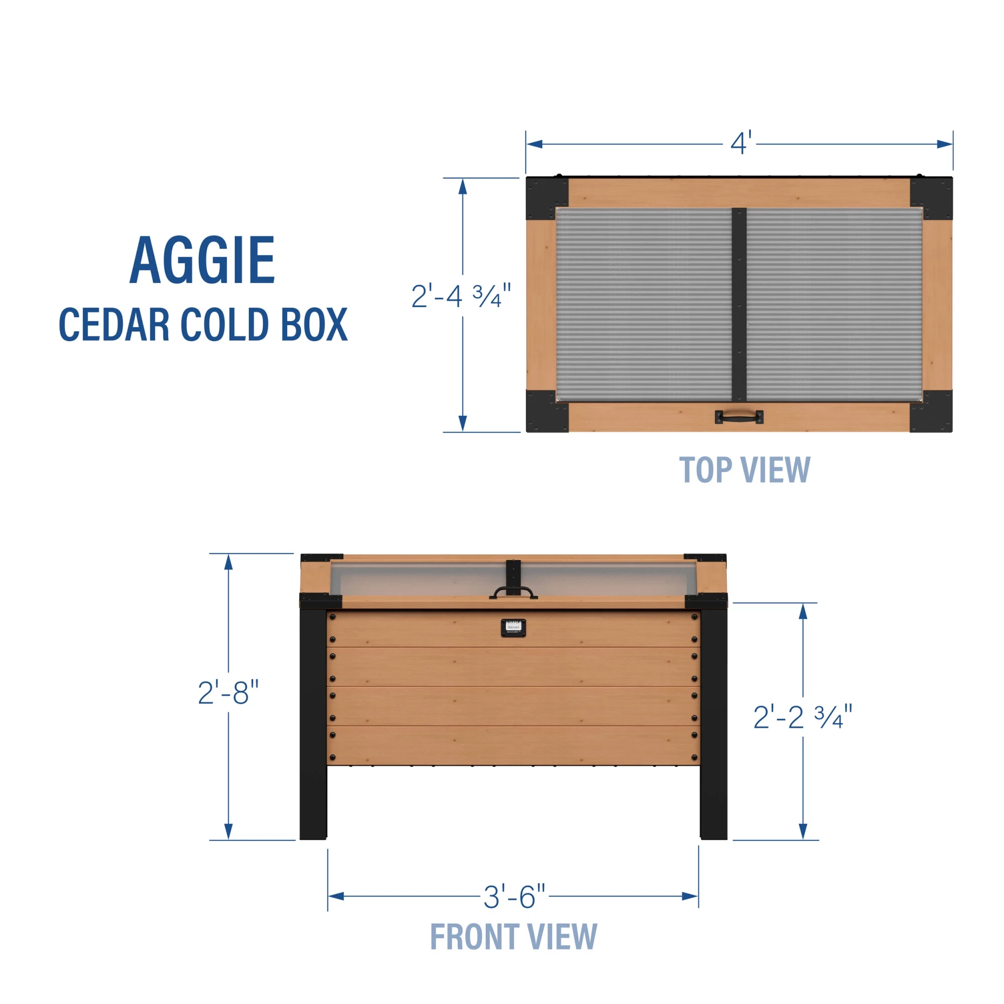 Backyard Discovery Aggie Cold Frame Box