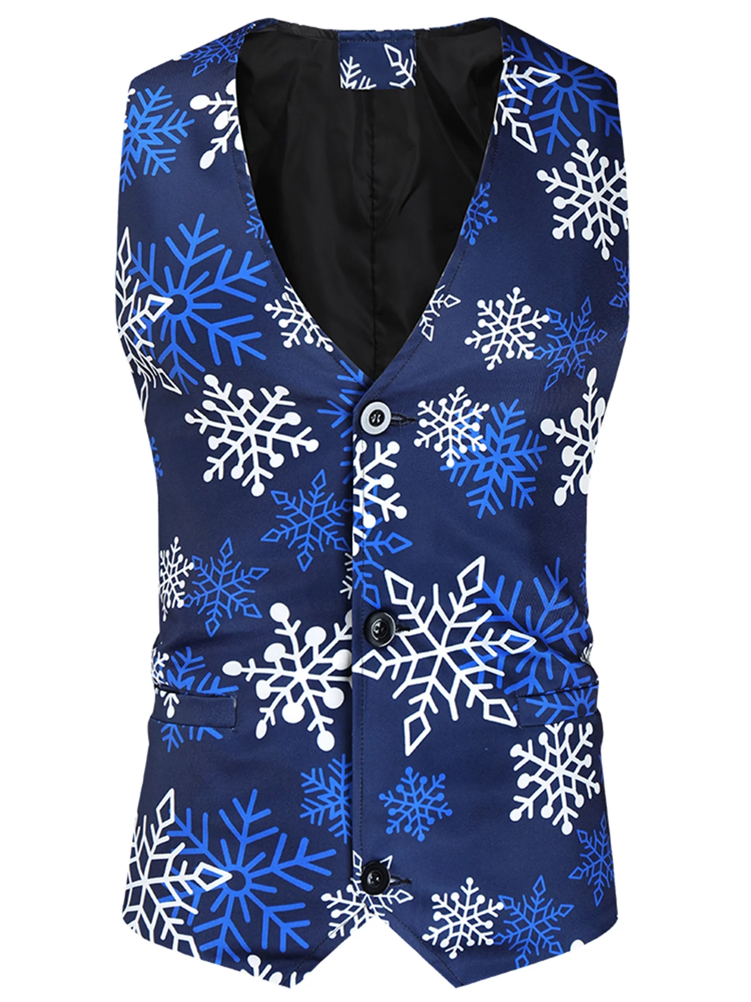 Men's 3 Piece Slim Fit Suit Double Breasted Tuxedo Suits Blazer Pants Vest Suit Set