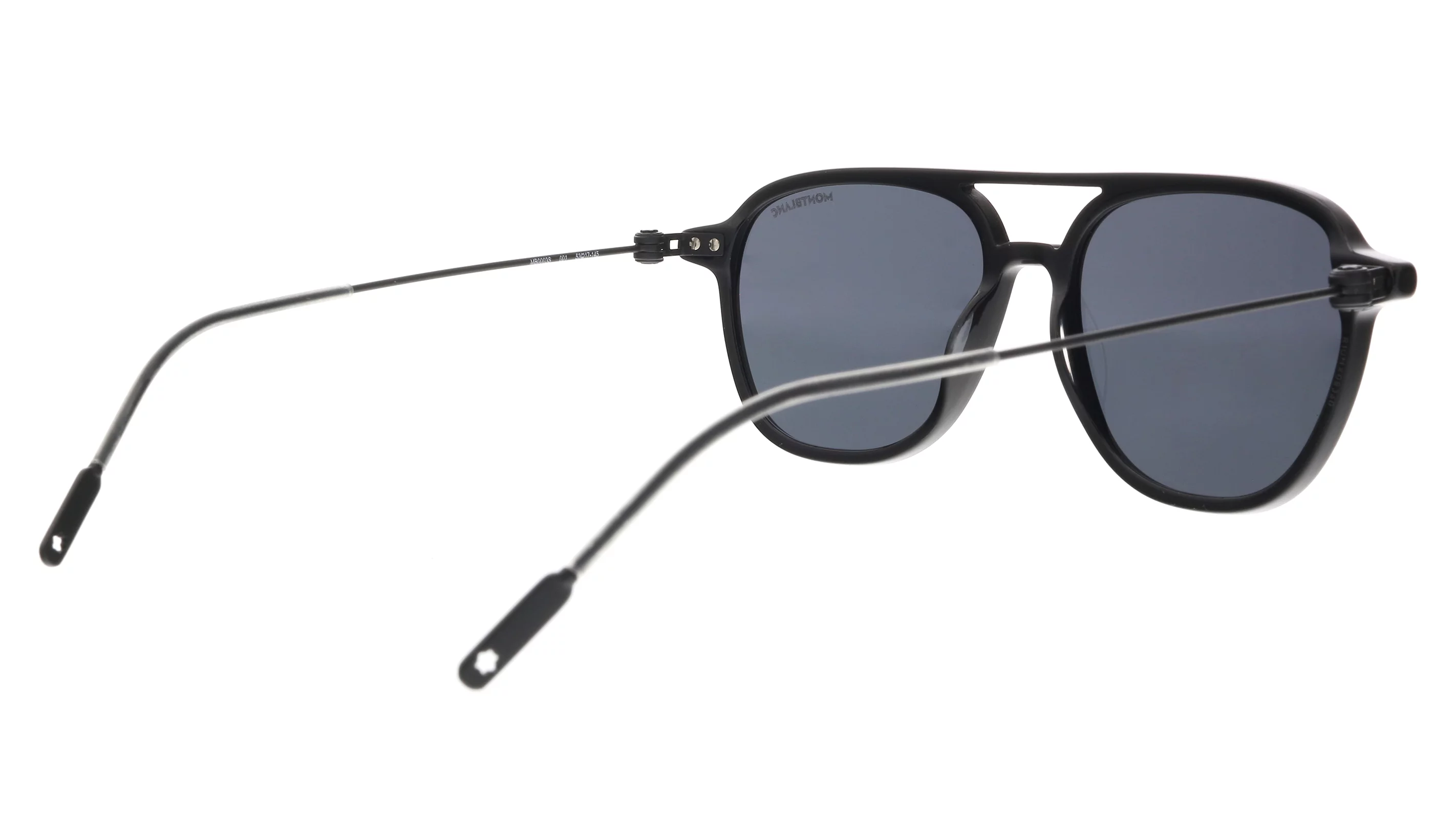 Montblanc Grey Square Men's Sunglasses MB0003S 001 53